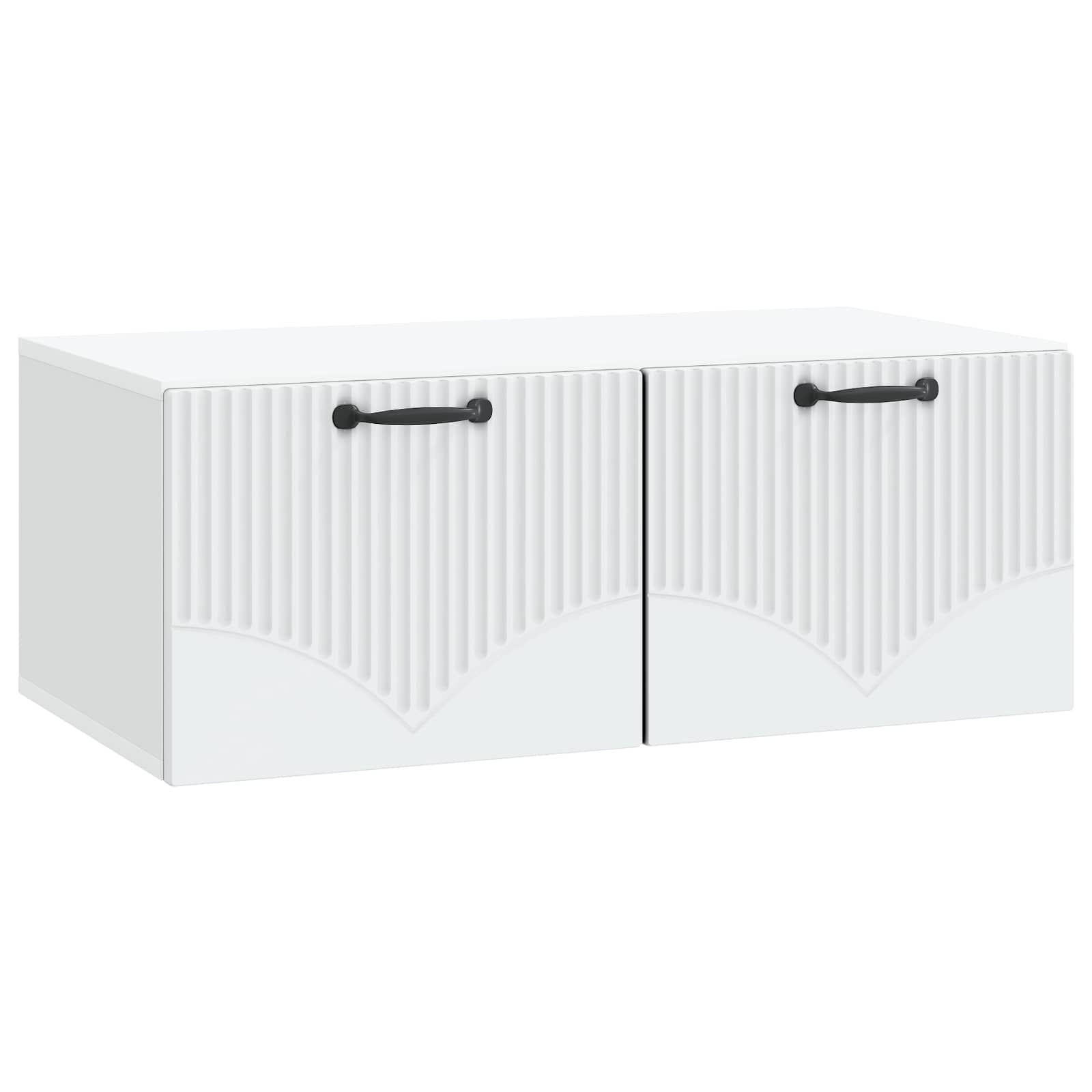Meuble TV mural Blanc 78,5 x 41 x 30 cm Bois d'ingénierie - XIOS