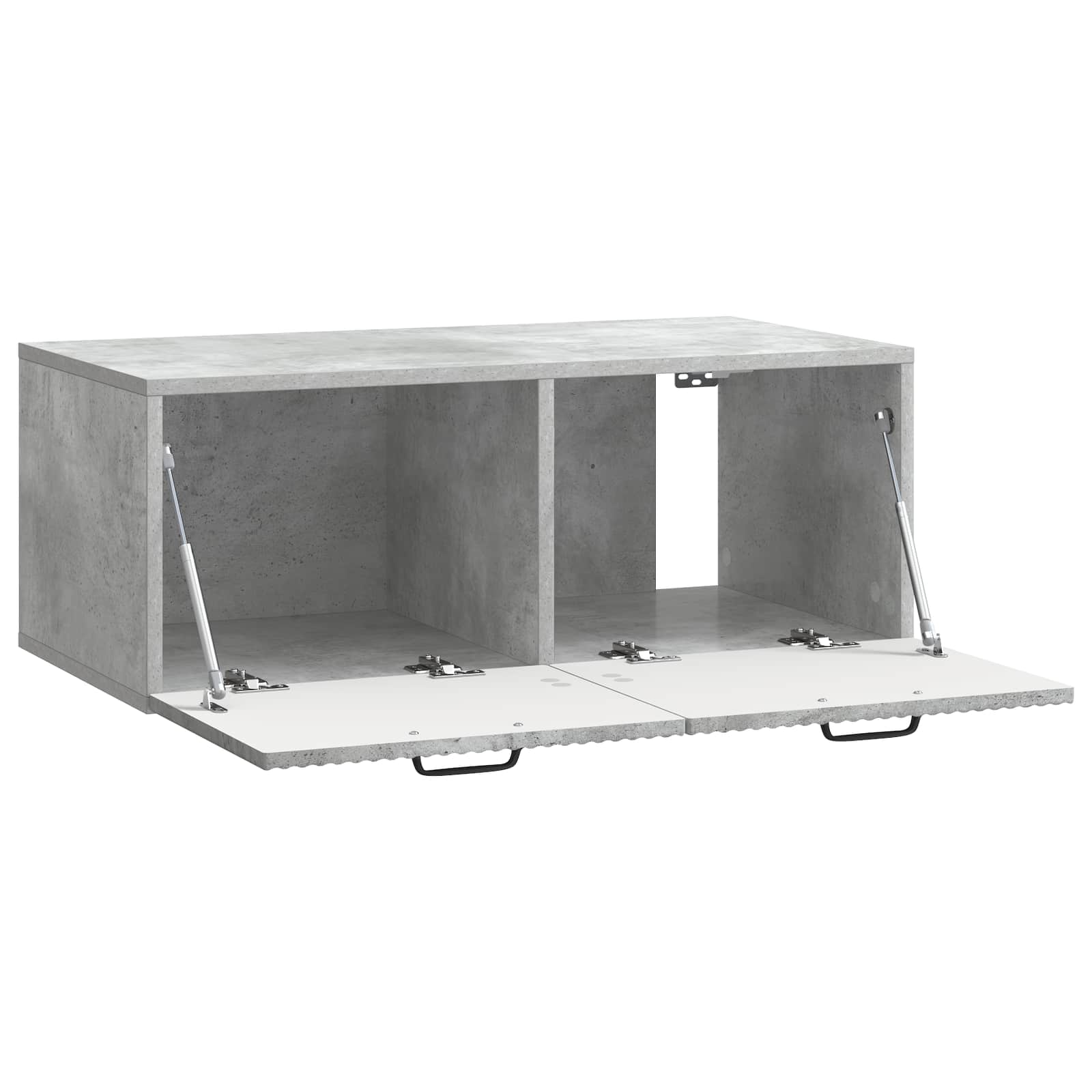 Meuble TV mural Gris béton 78,5 x 41 x 30 cm Bois d'ingénierie - XIOS