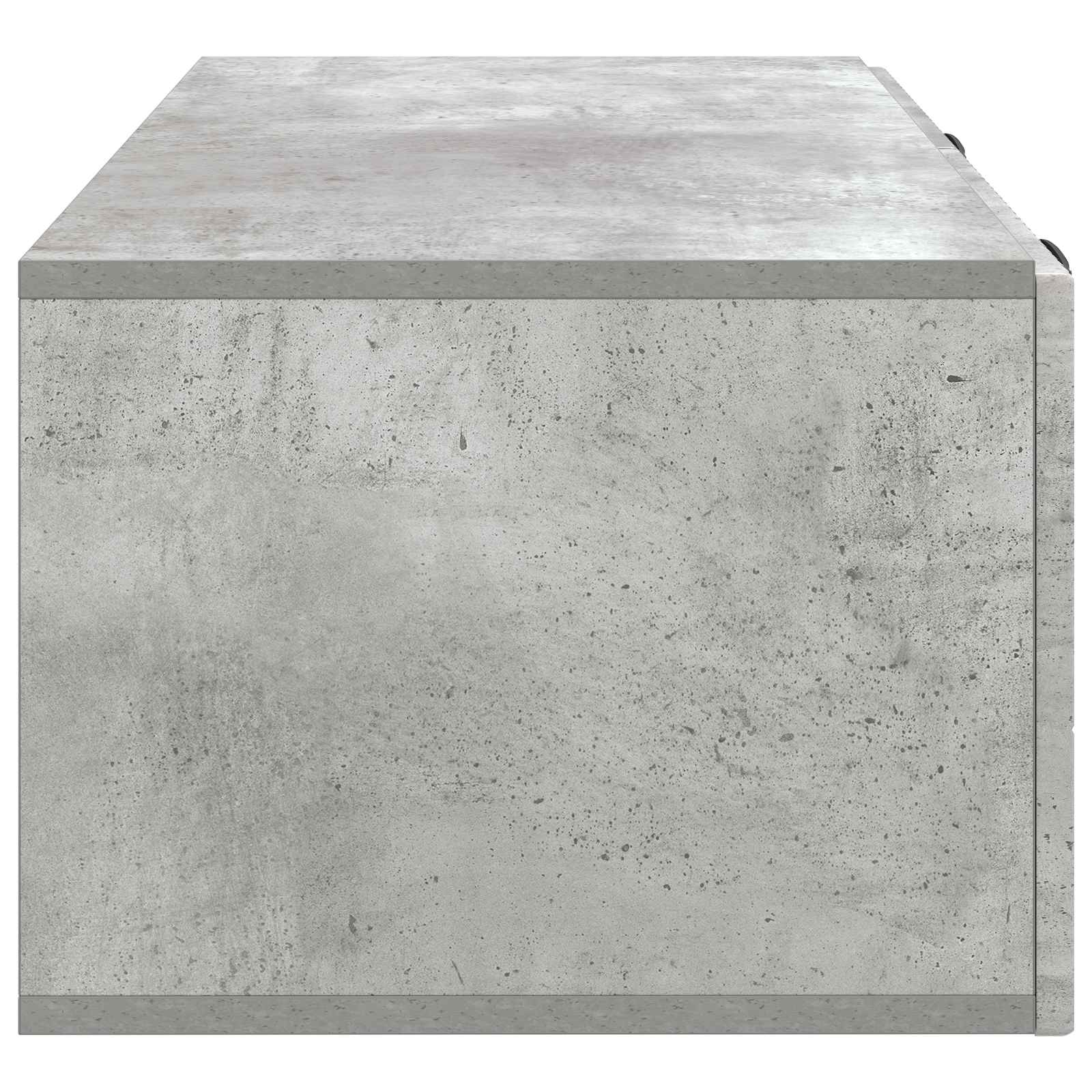 Meuble TV mural Gris béton 78,5 x 41 x 30 cm Bois d'ingénierie - XIOS