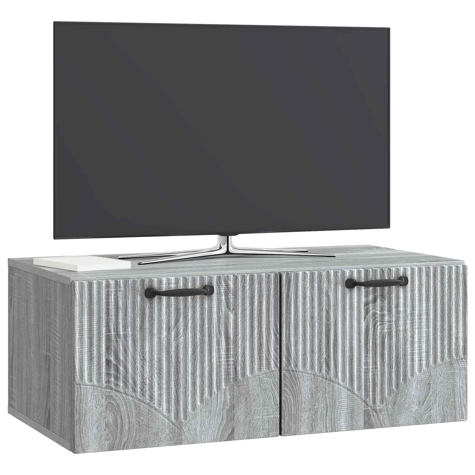 Meuble TV mural Sonoma gris 78,5 x 41 x 30 cm Bois d'ingénierie - XIOS