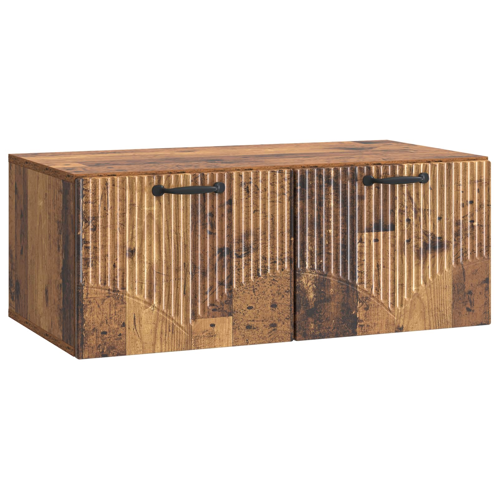 Meuble TV mural Bois ancien 78,5 x 41 x 30 cm Bois d'ingénierie - XIOS