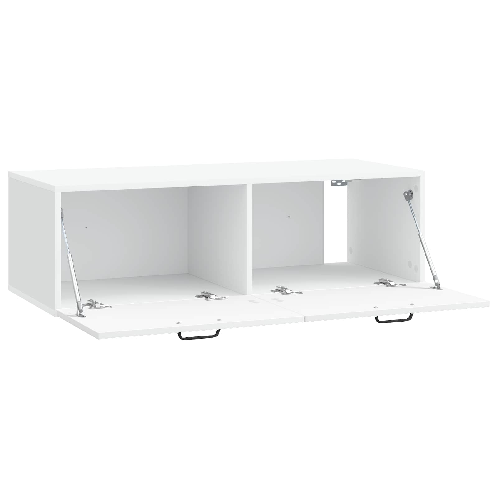 Meuble TV mural Blanc 98 x 41 x 30 cm Bois d'ingénierie - XIOS