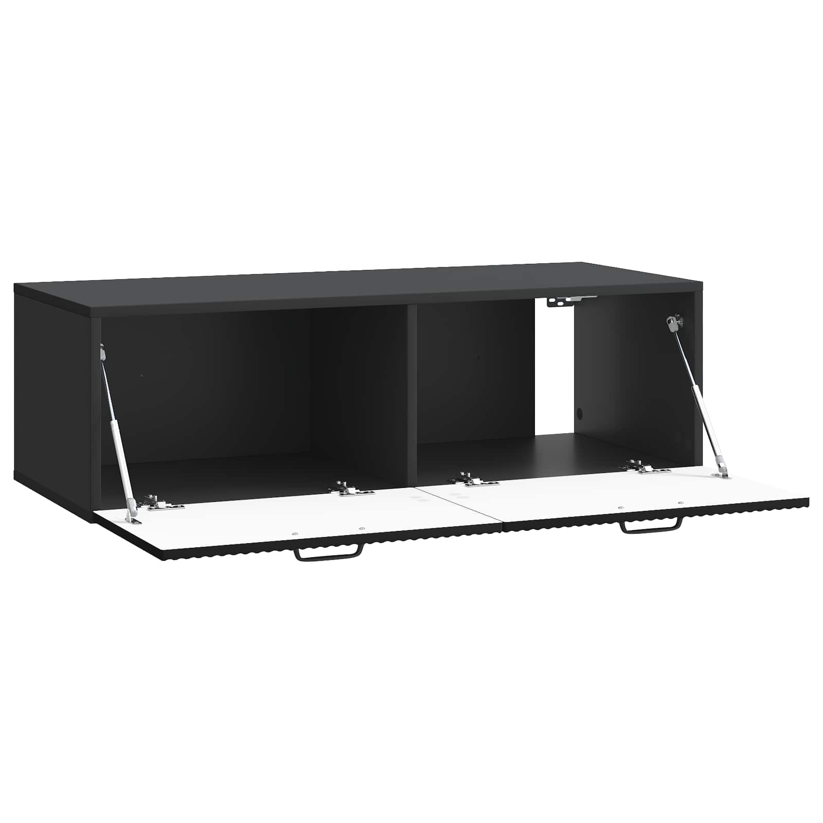 Meuble TV mural Noir 98 x 41 x 30 cm Bois d'ingénierie - XIOS