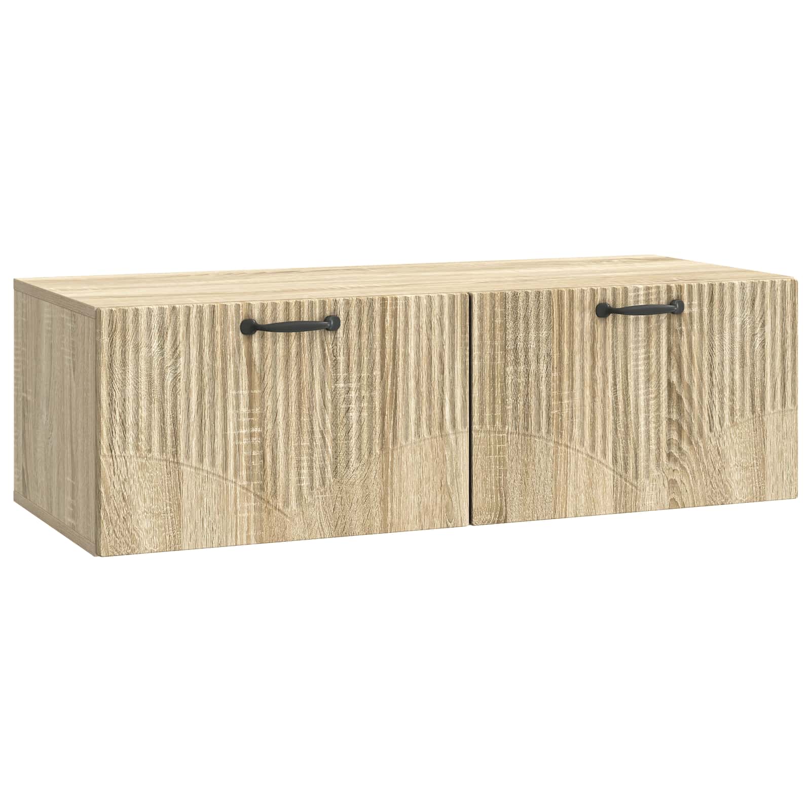 Meuble TV mural Chêne Sonoma 98 x 41 x 30 cm Bois d'ingénierie - XIOS