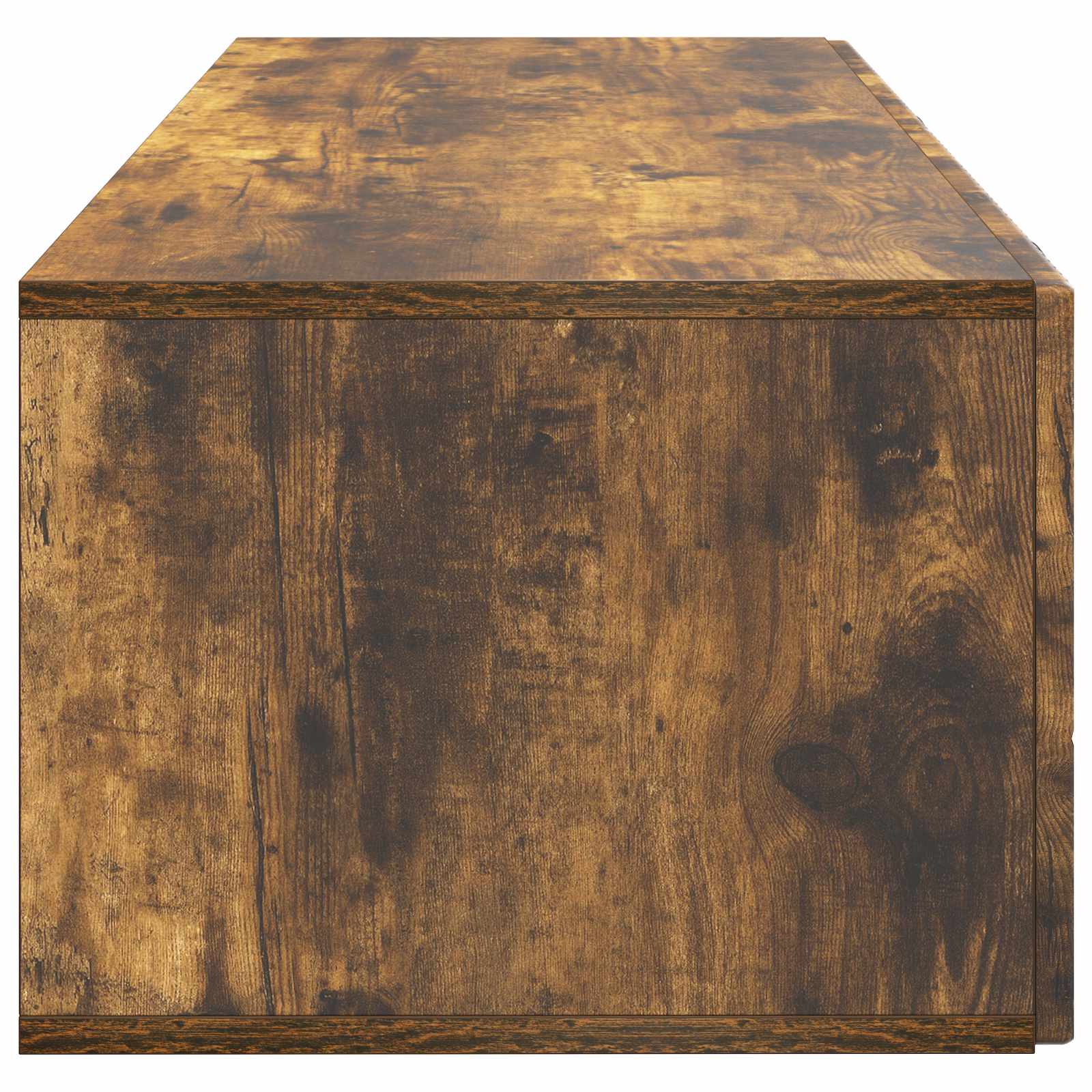 Meuble TV mural Chêne fumé 98 x 41 x 30 cm Bois d'ingénierie - XIOS