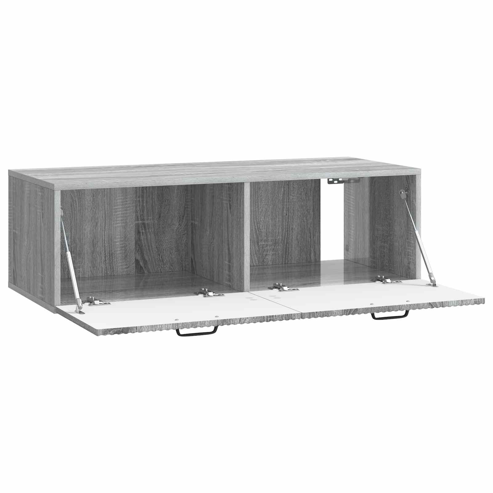 Meuble TV mural Sonoma gris 98 x 41 x 30 cm Bois d'ingénierie - XIOS