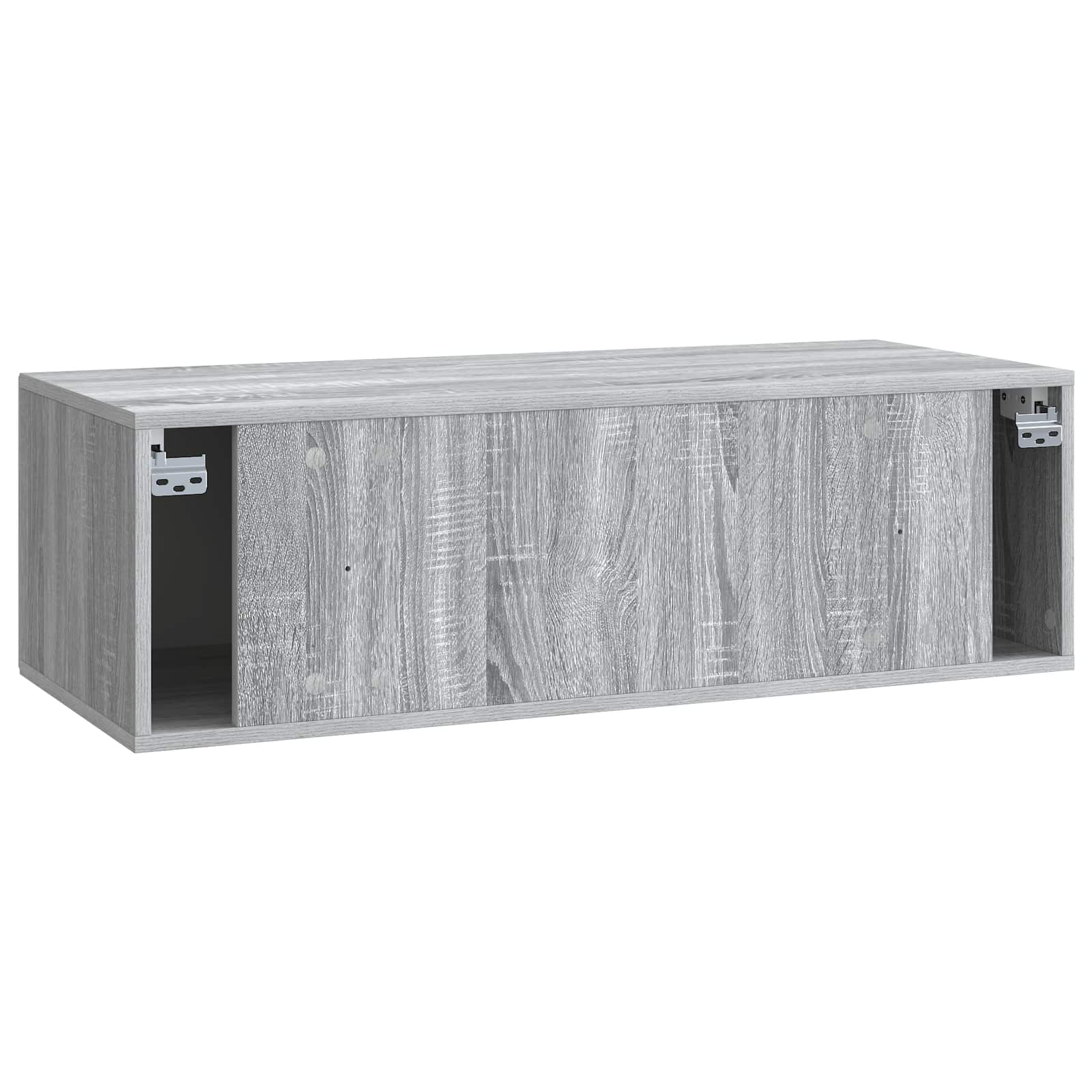Meuble TV mural Sonoma gris 98 x 41 x 30 cm Bois d'ingénierie - XIOS