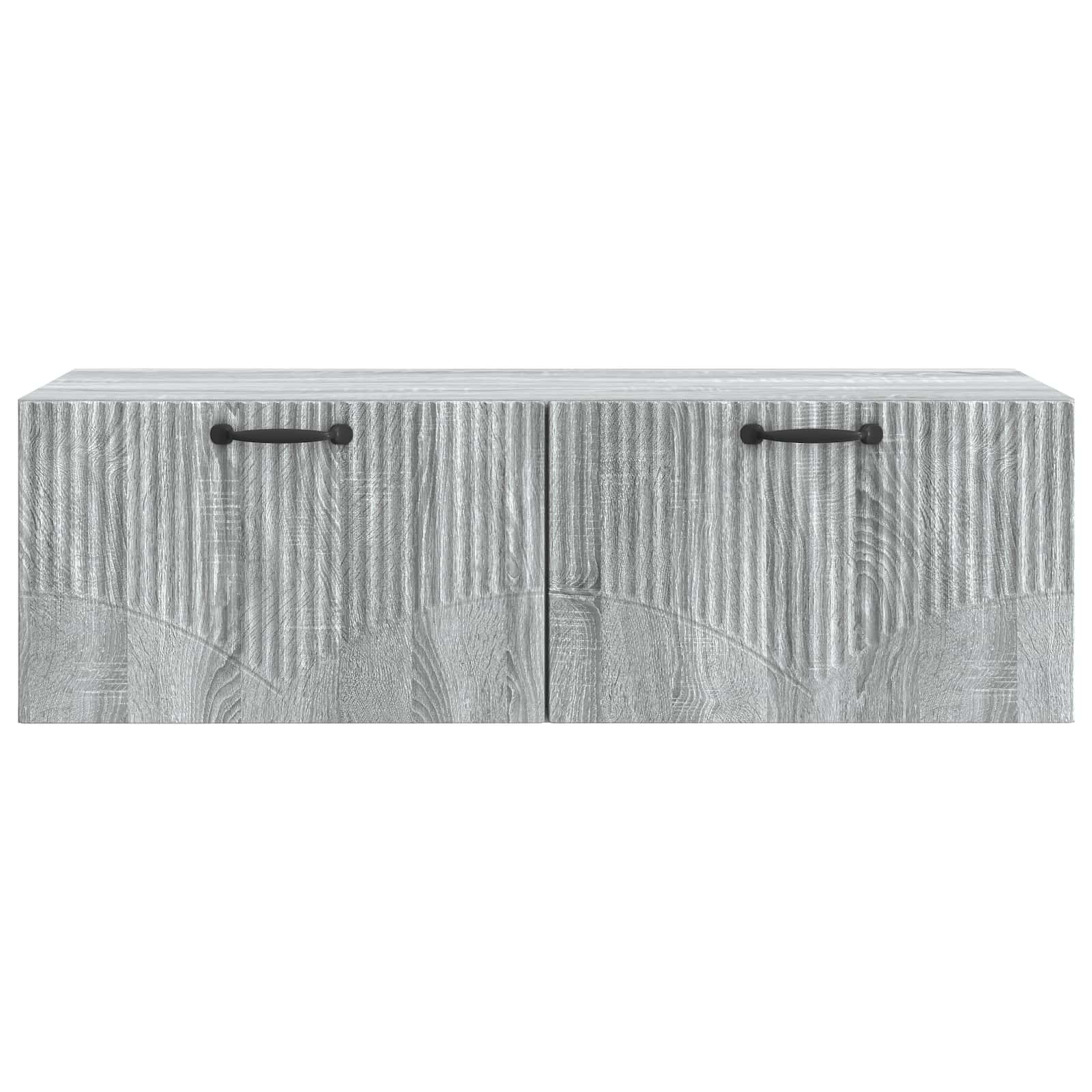 Meuble TV mural Sonoma gris 98 x 41 x 30 cm Bois d'ingénierie - XIOS