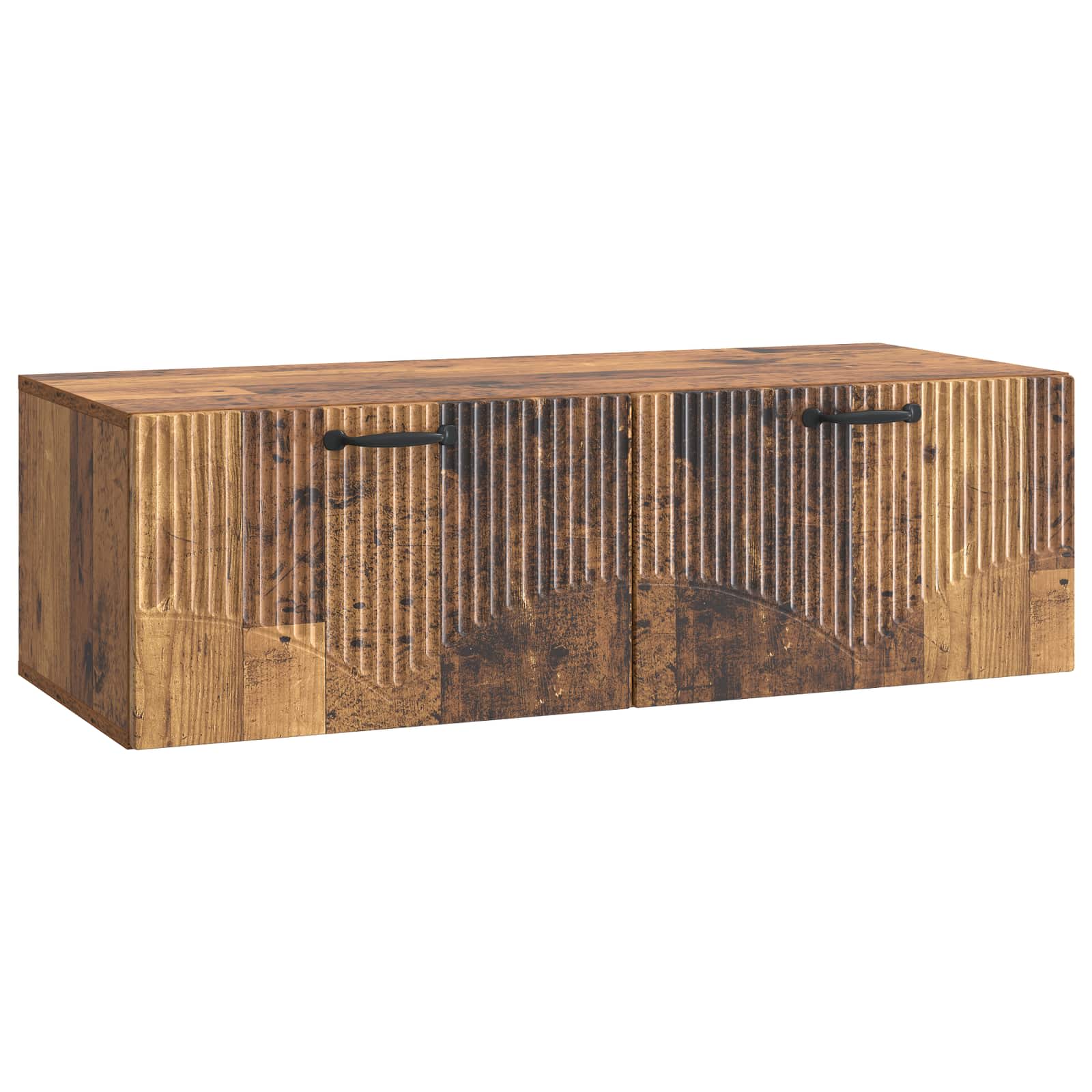 Meuble TV mural Bois ancien 98 x 41 x 30 cm Bois d'ingénierie - XIOS