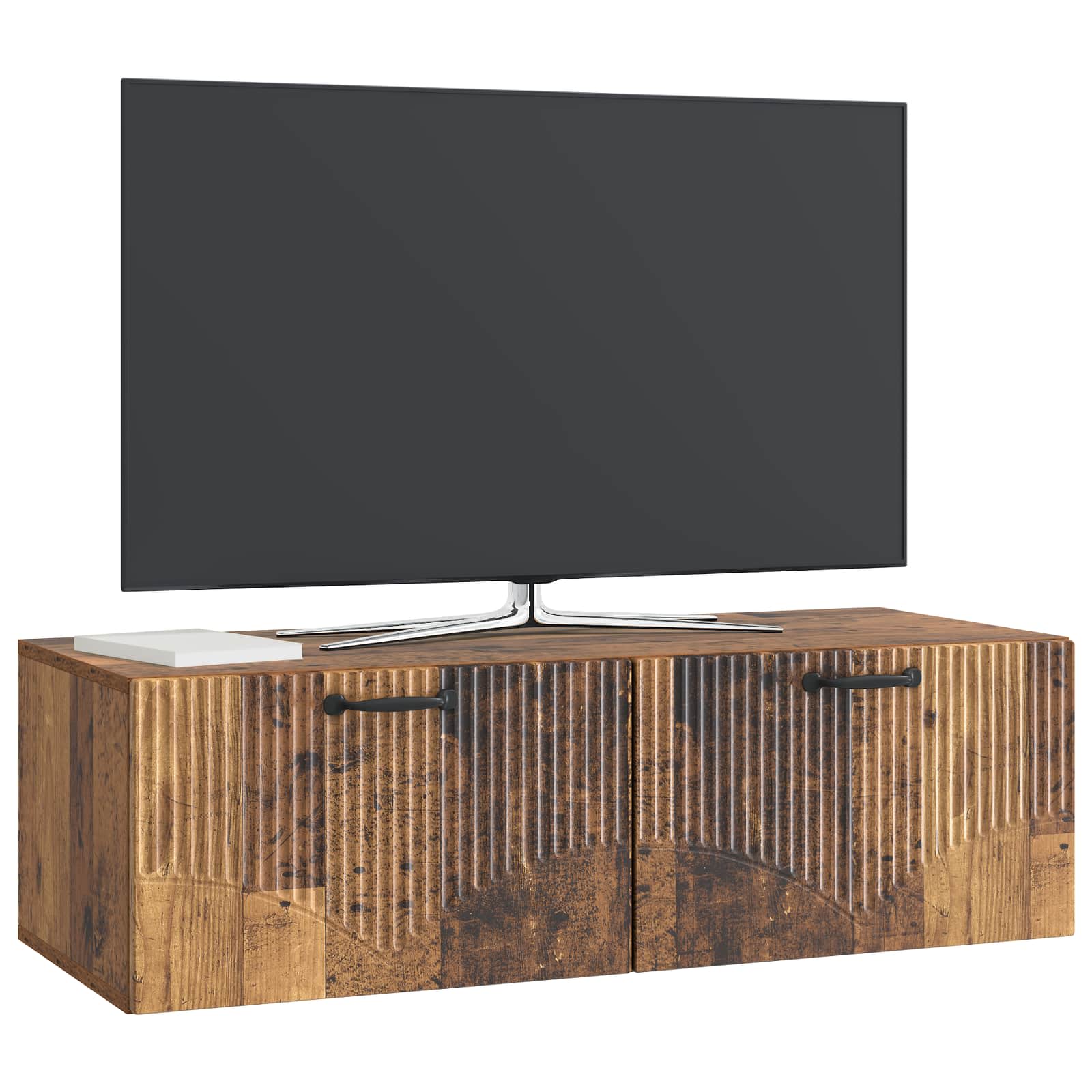 Meuble TV mural Bois ancien 98 x 41 x 30 cm Bois d'ingénierie - XIOS