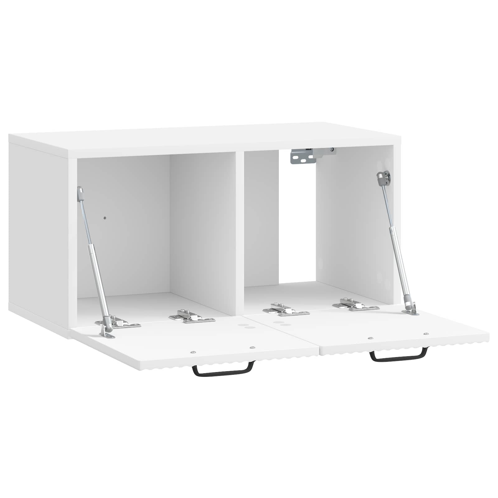 Meuble TV mural Montage mural Blanc brillant 59,5 x 31 x 30 cm - XIOS