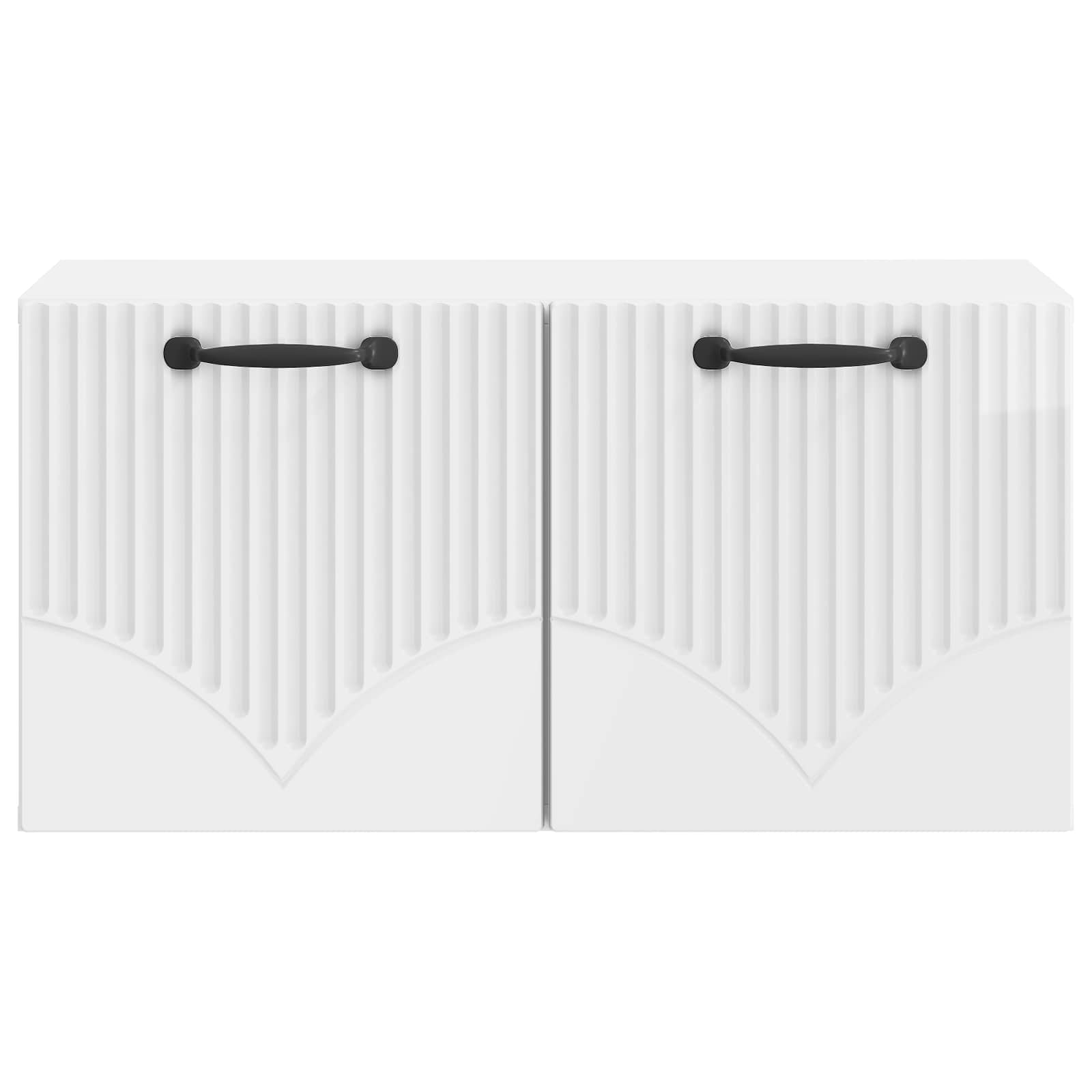 Meuble TV mural Montage mural Blanc brillant 59,5 x 31 x 30 cm - XIOS
