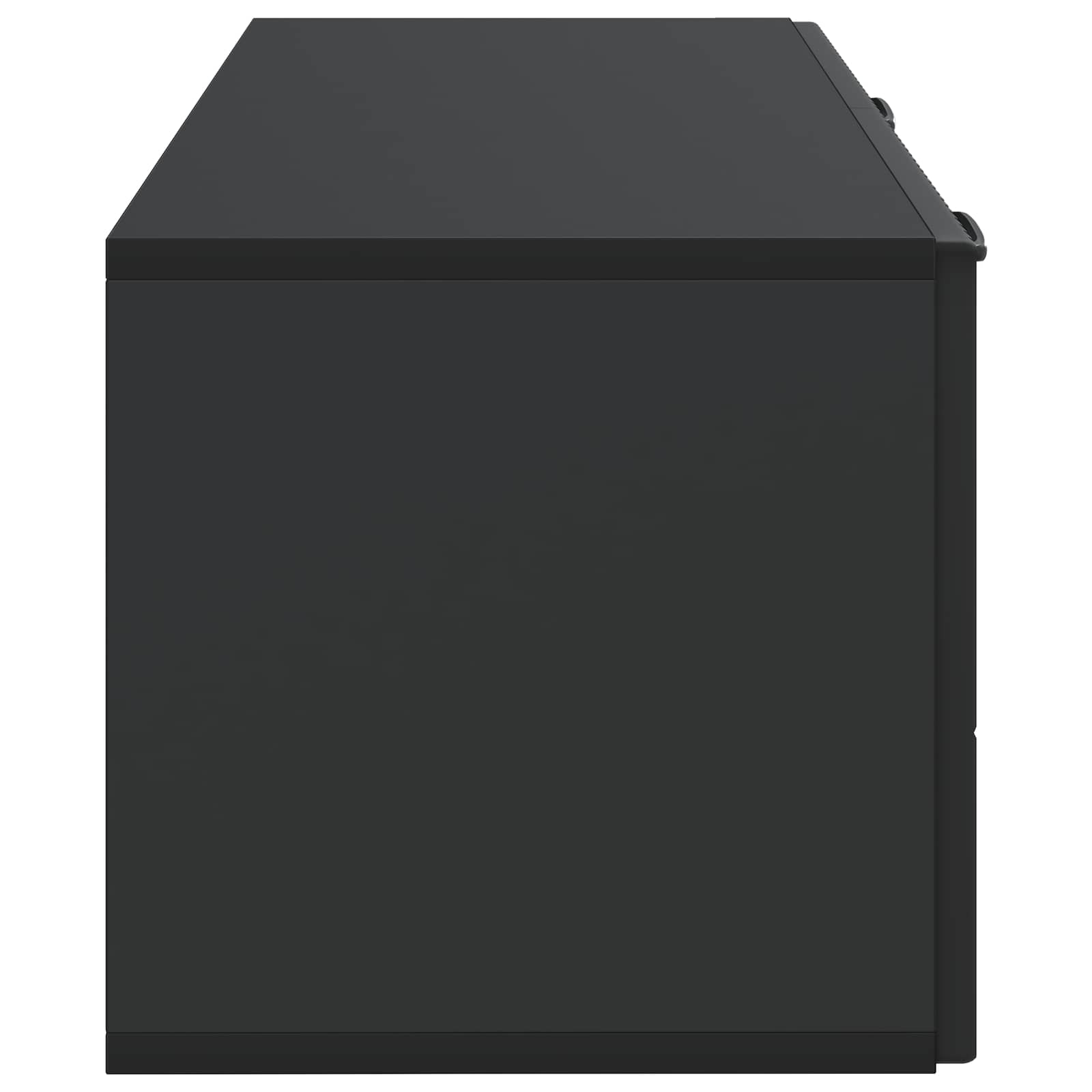 Meuble TV mural Noir 78,5 x 31 x 30 cm Bois d'ingénierie - XIOS