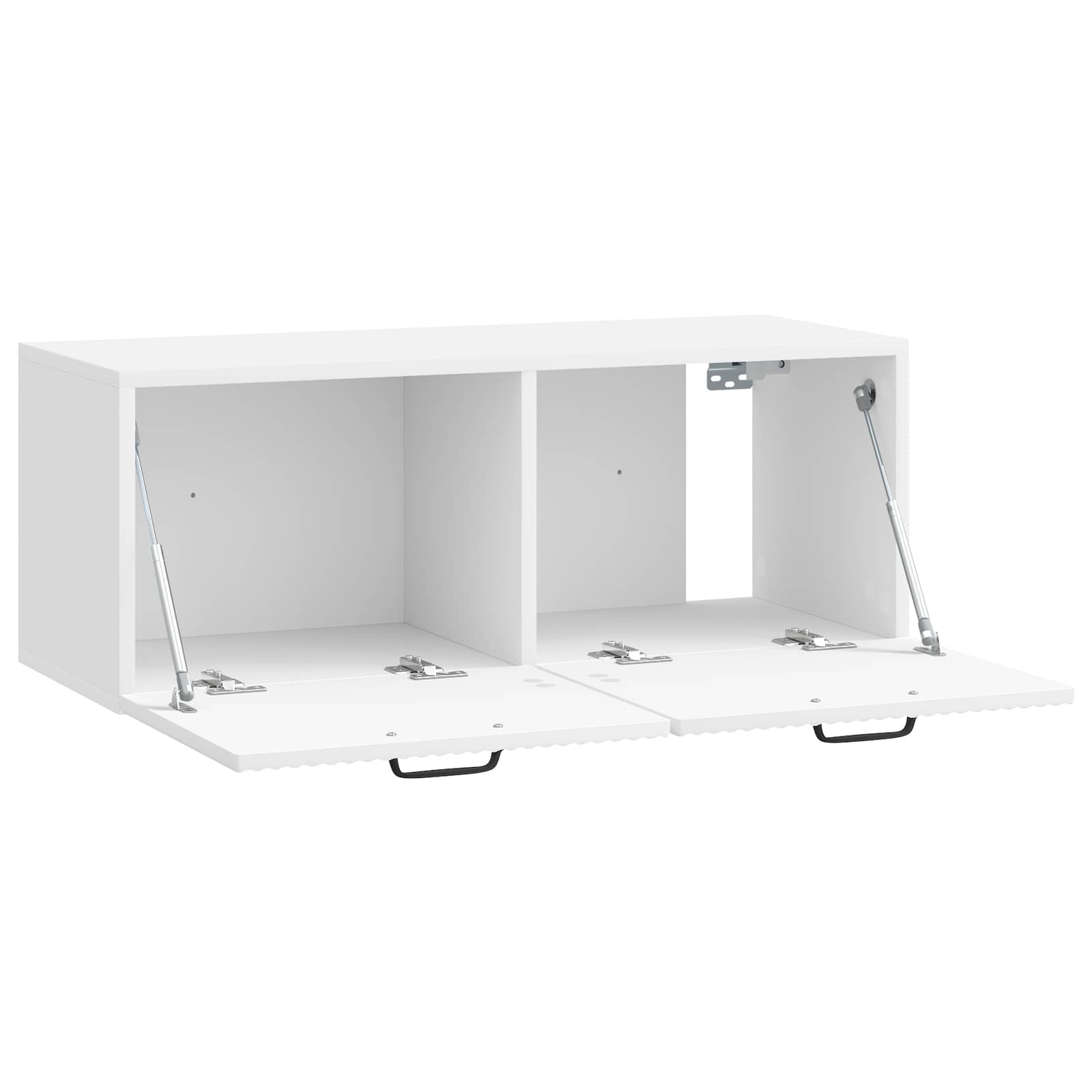 Meuble TV mural Montage mural Blanc brillant 78,5 x 31 x 30 cm - XIOS