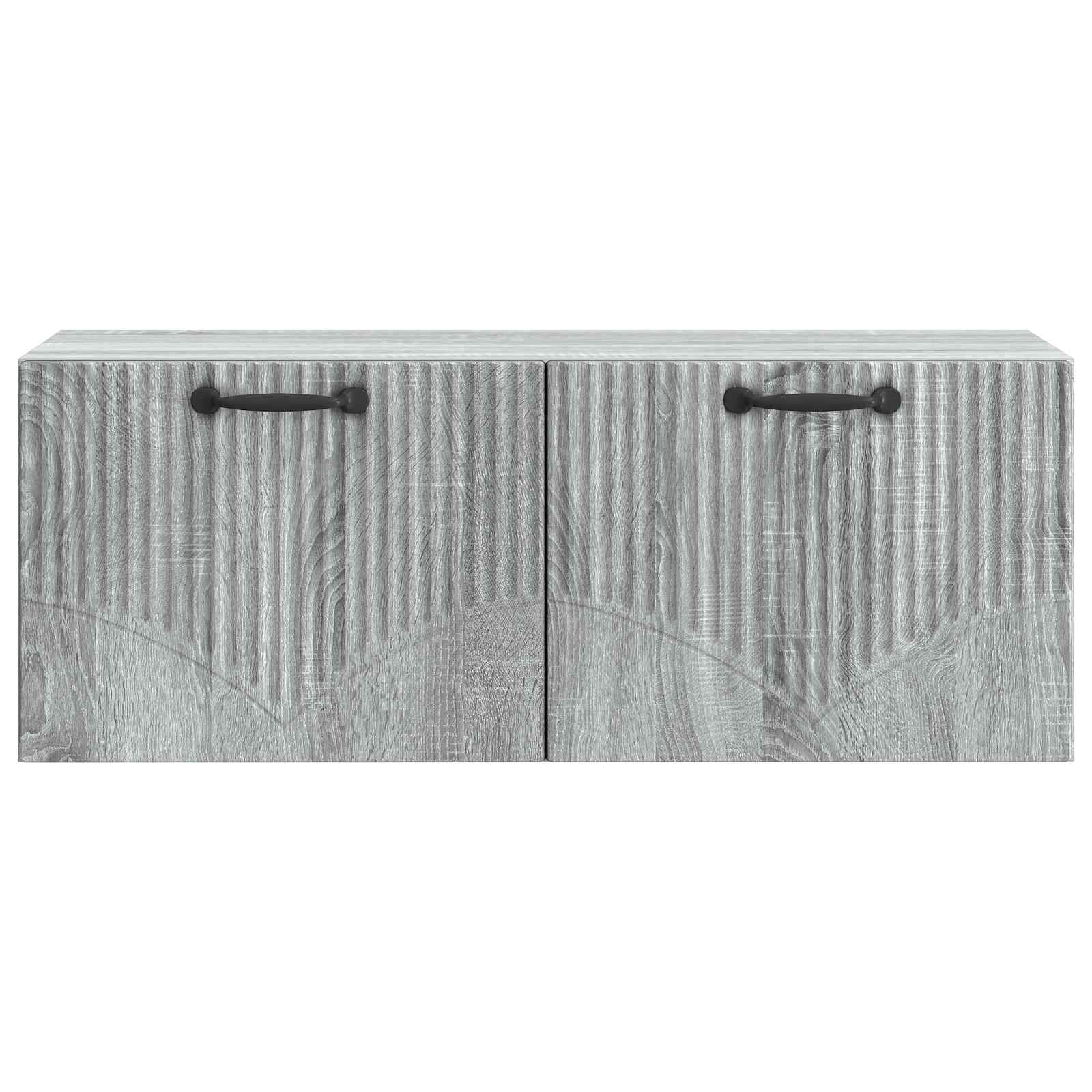 Meuble TV mural Sonoma gris 78,5 x 31 x 30 cm Bois d'ingénierie - XIOS