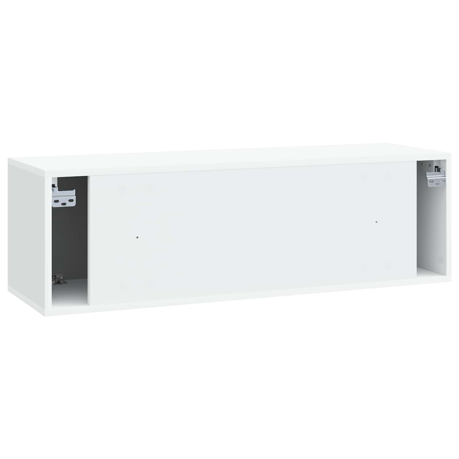 Meuble TV mural Blanc 98 x 31 x 30 cm Bois d'ingénierie - XIOS