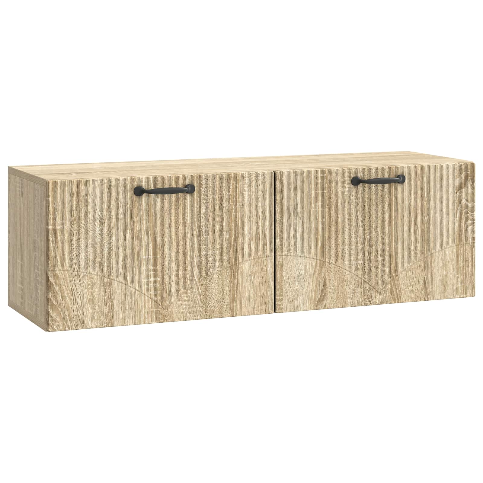 Meuble TV mural Chêne Sonoma 98 x 31 x 30 cm Bois d'ingénierie - XIOS