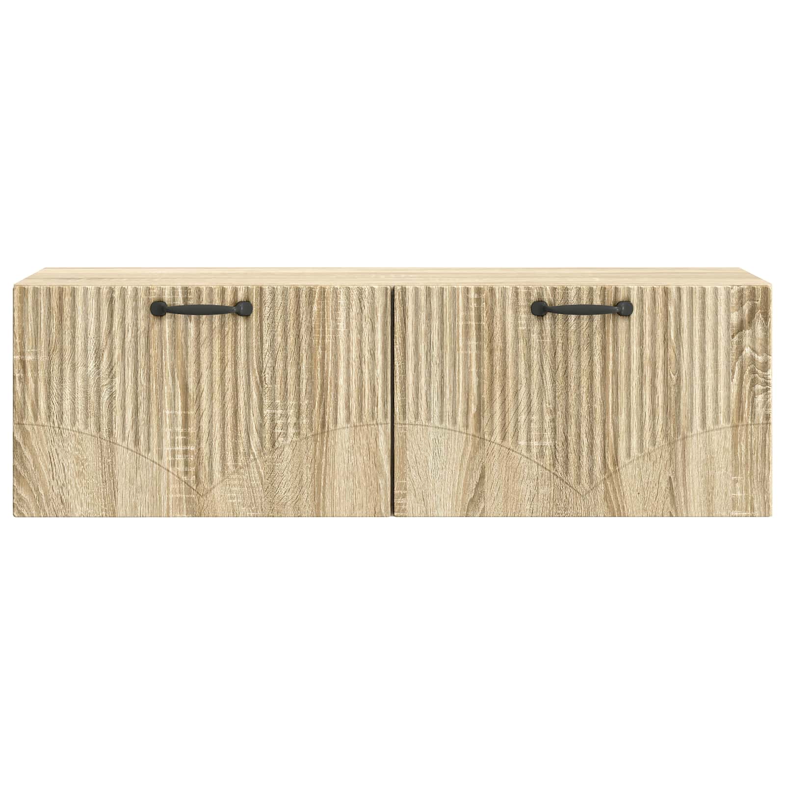 Meuble TV mural Chêne Sonoma 98 x 31 x 30 cm Bois d'ingénierie - XIOS