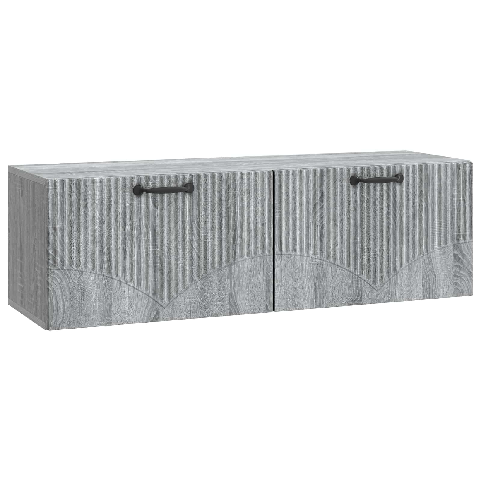 Meuble TV mural Sonoma gris 98 x 31 x 30 cm Bois d'ingénierie - XIOS