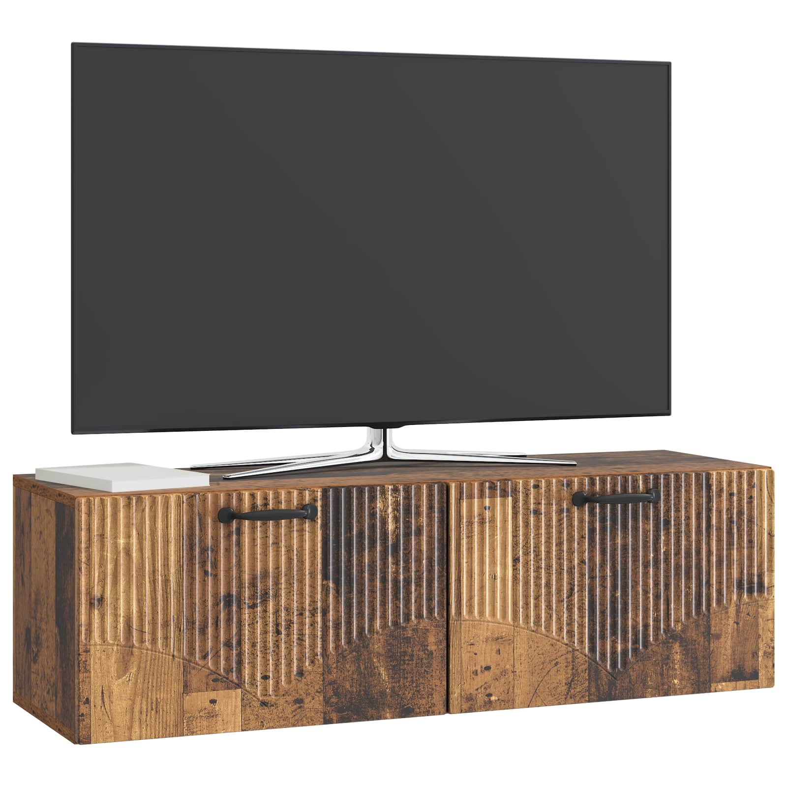 Meuble TV mural Bois ancien 98 x 31 x 30 cm Bois d'ingénierie - XIOS