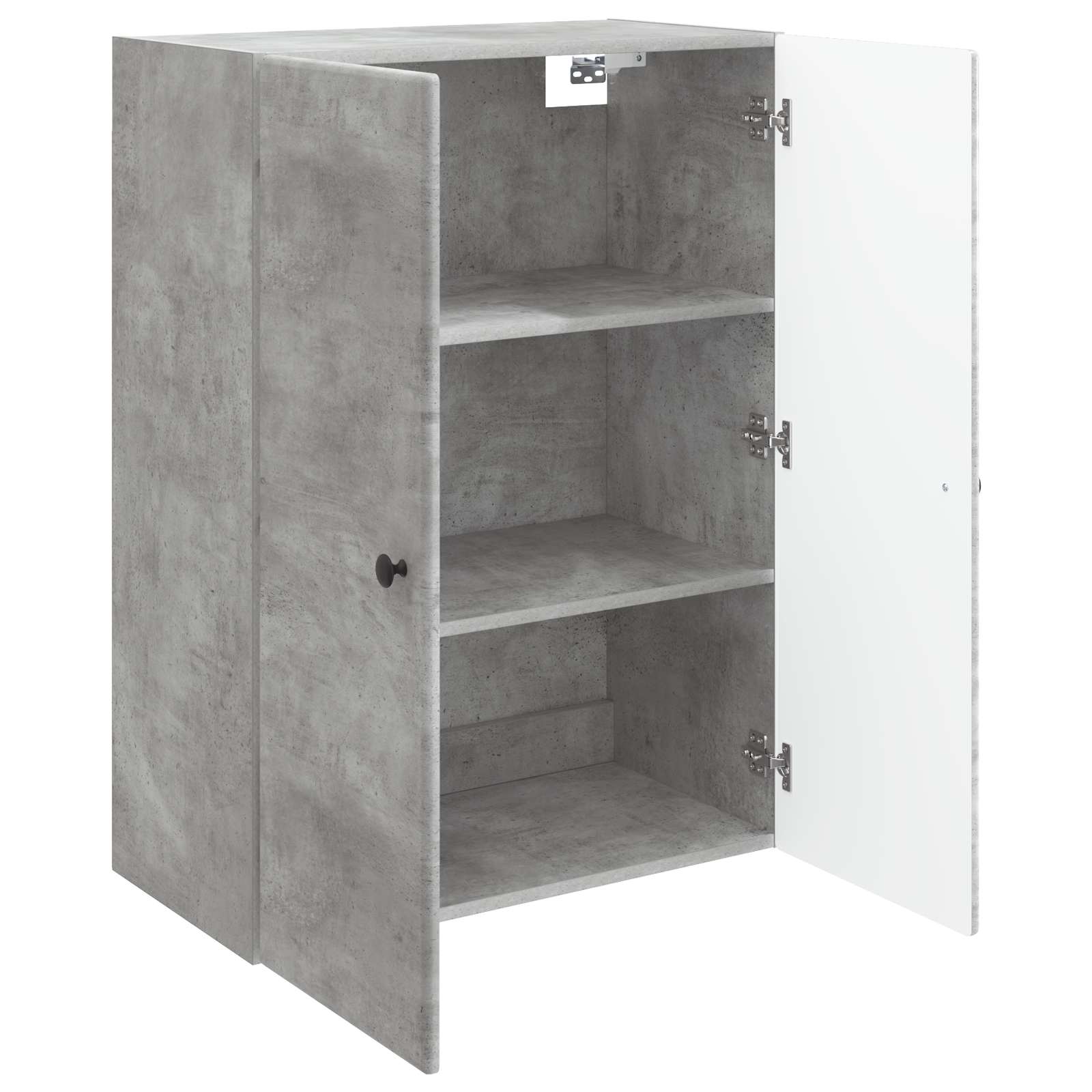 Armoire Murale Gris béton 66 x 34,5 x 90 cm Bois d'ingénierie - XIOS