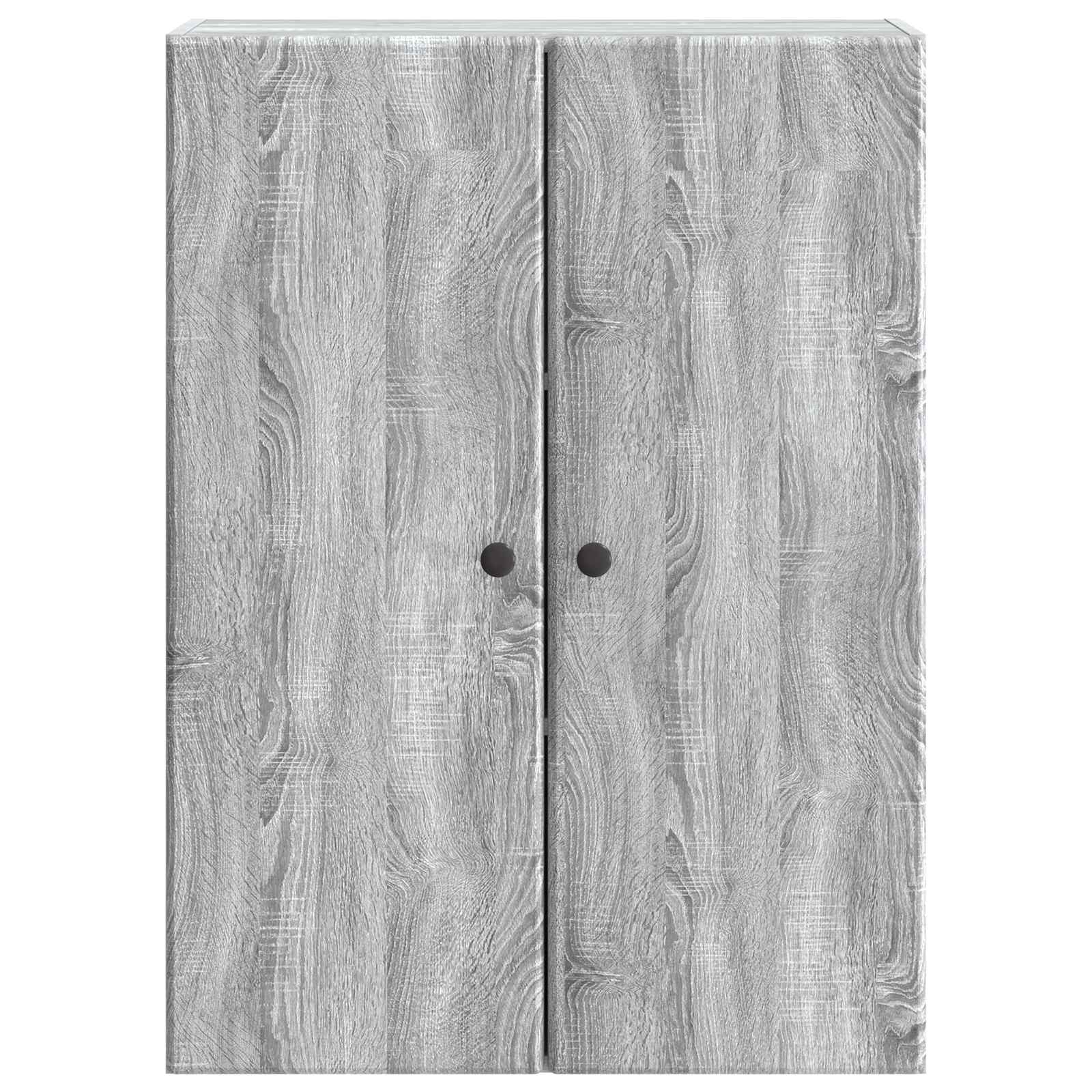 Armoire Murale Sonoma gris 66 x 34,5 x 90 cm Bois d'ingénierie - XIOS