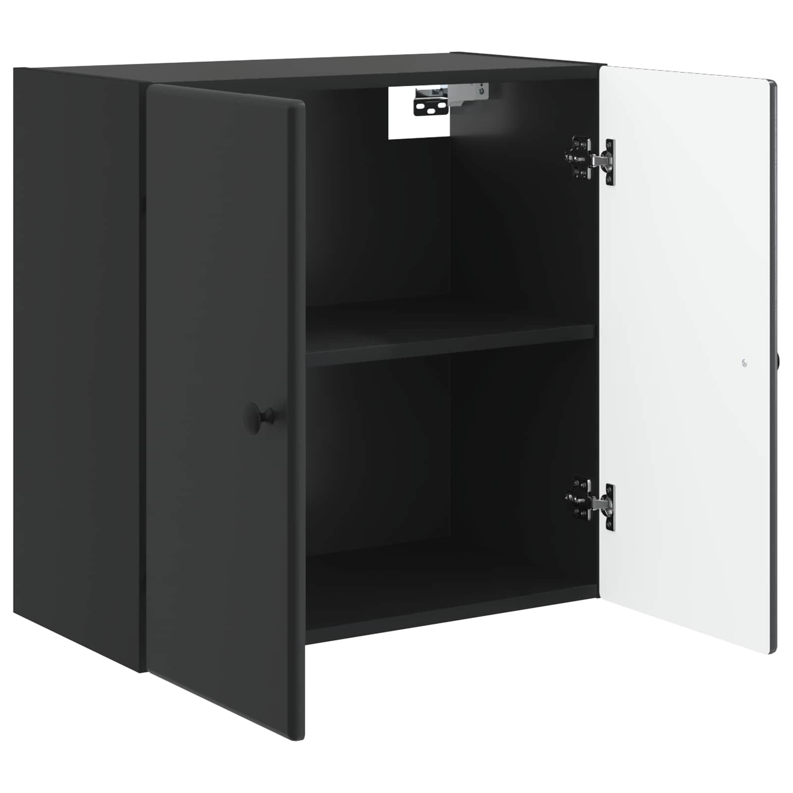 Armoire Murale Noir 59 x 31 x 60 cm Bois d'ingénierie - XIOS