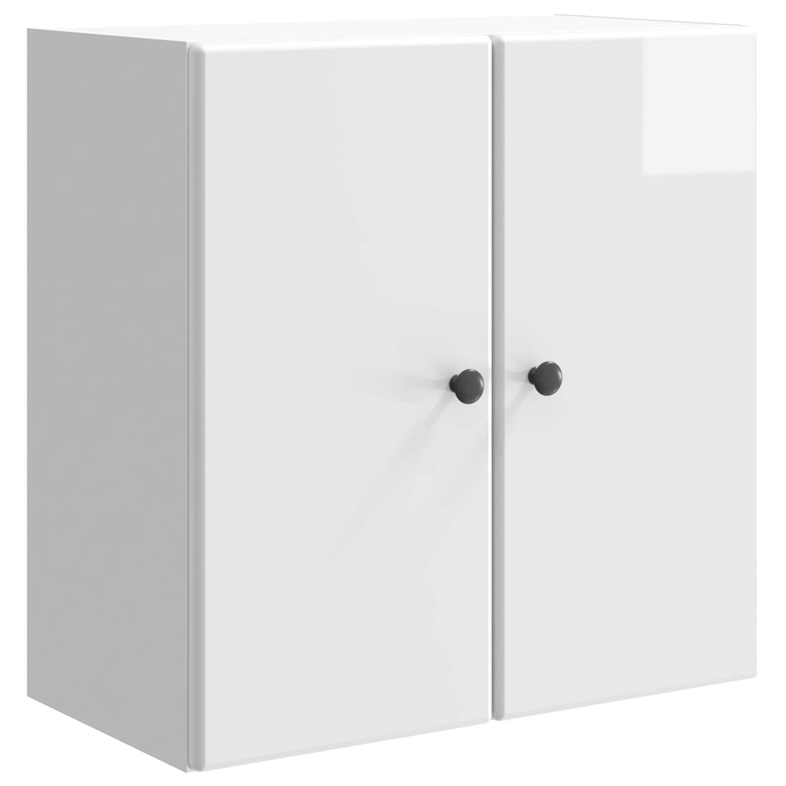 Armoire Murale Blanc brillant 59 x 31 x 60 cm Bois d'ingénierie - XIOS