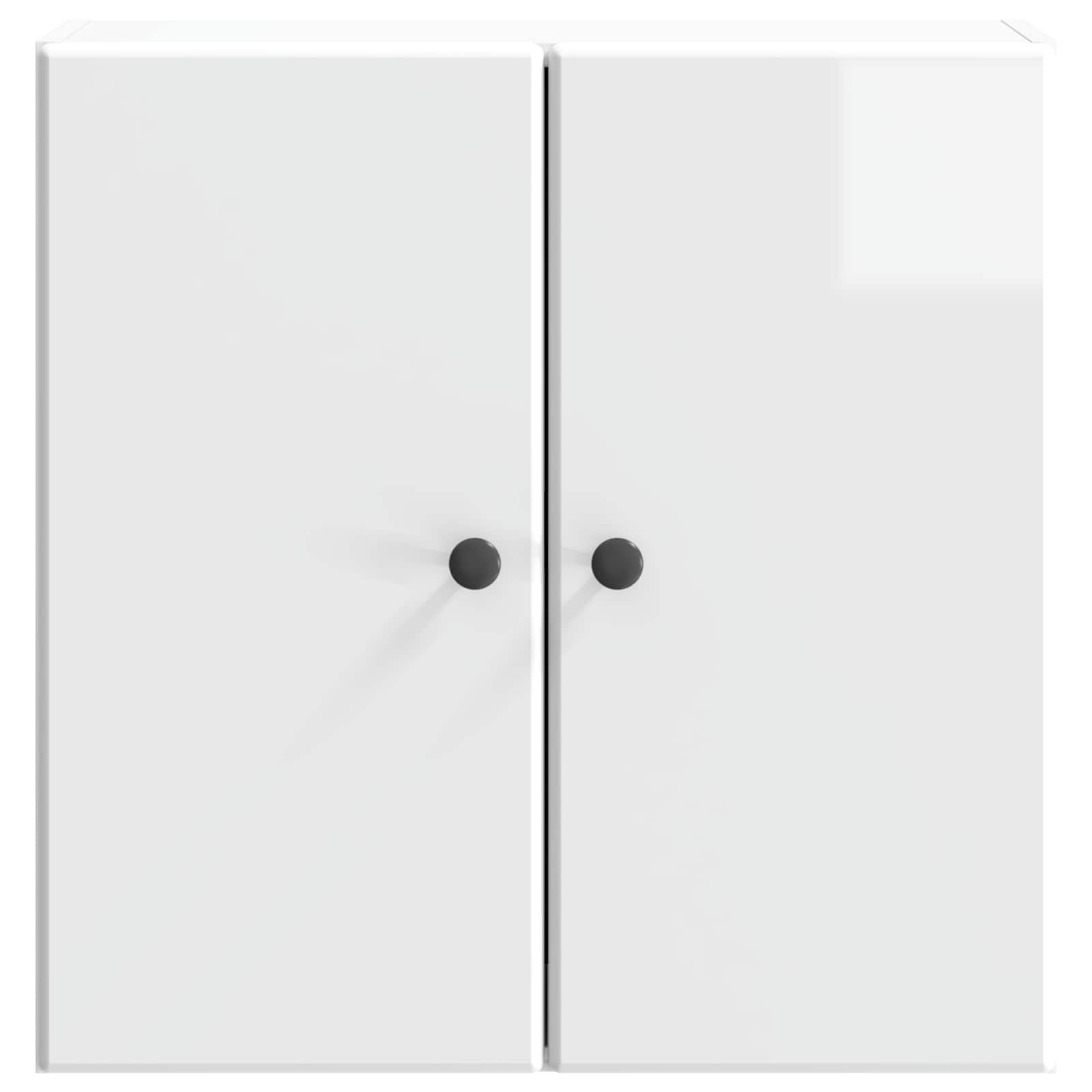 Armoire Murale Blanc brillant 59 x 31 x 60 cm Bois d'ingénierie - XIOS