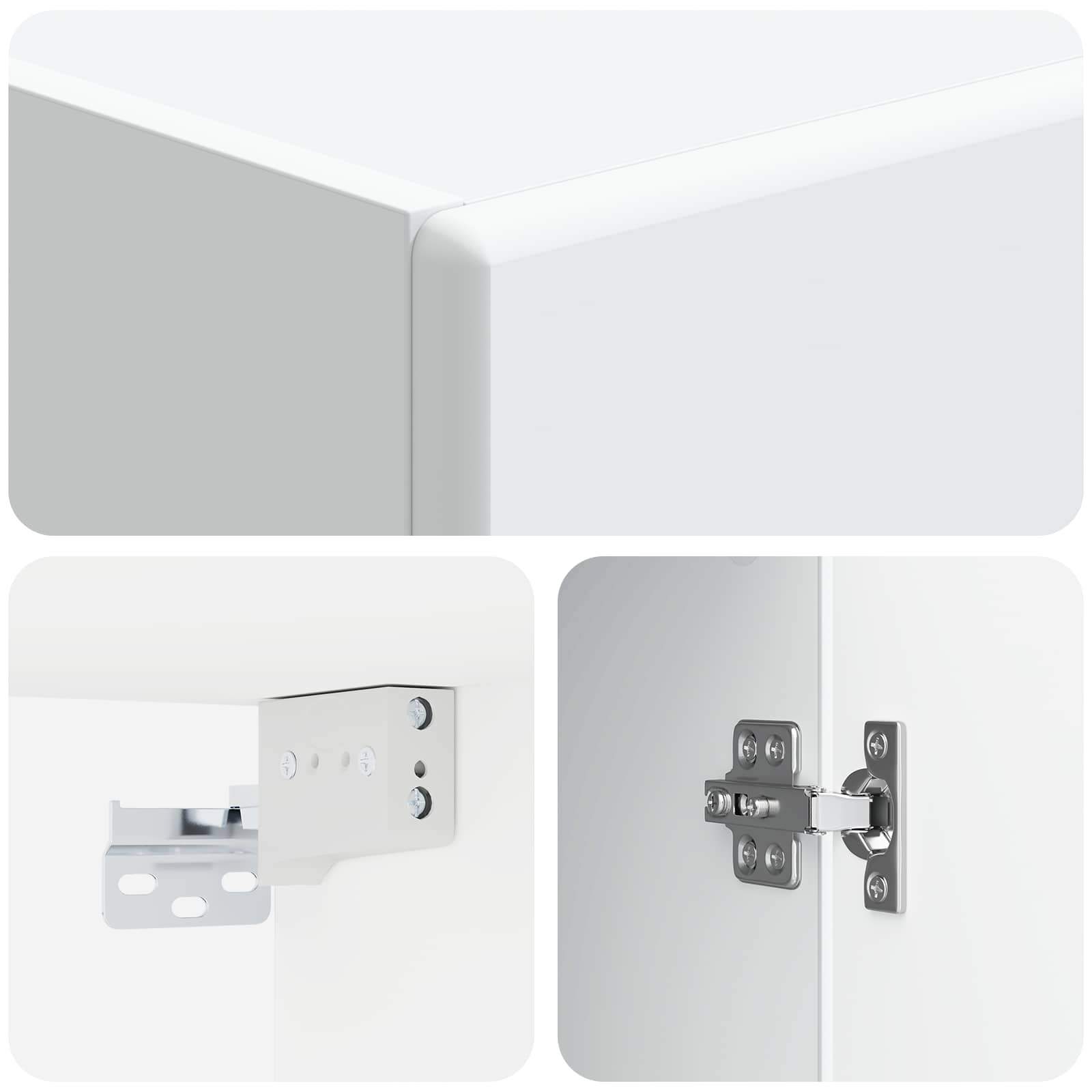 Armoire Murale Blanc 33 x 34,5 x 90 cm Bois d'ingénierie - XIOS