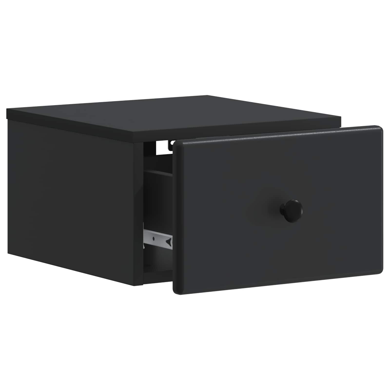 Cabinet de chevet mural 2 pcs Noir 34,5 x 33 x 20 cm - XIOS