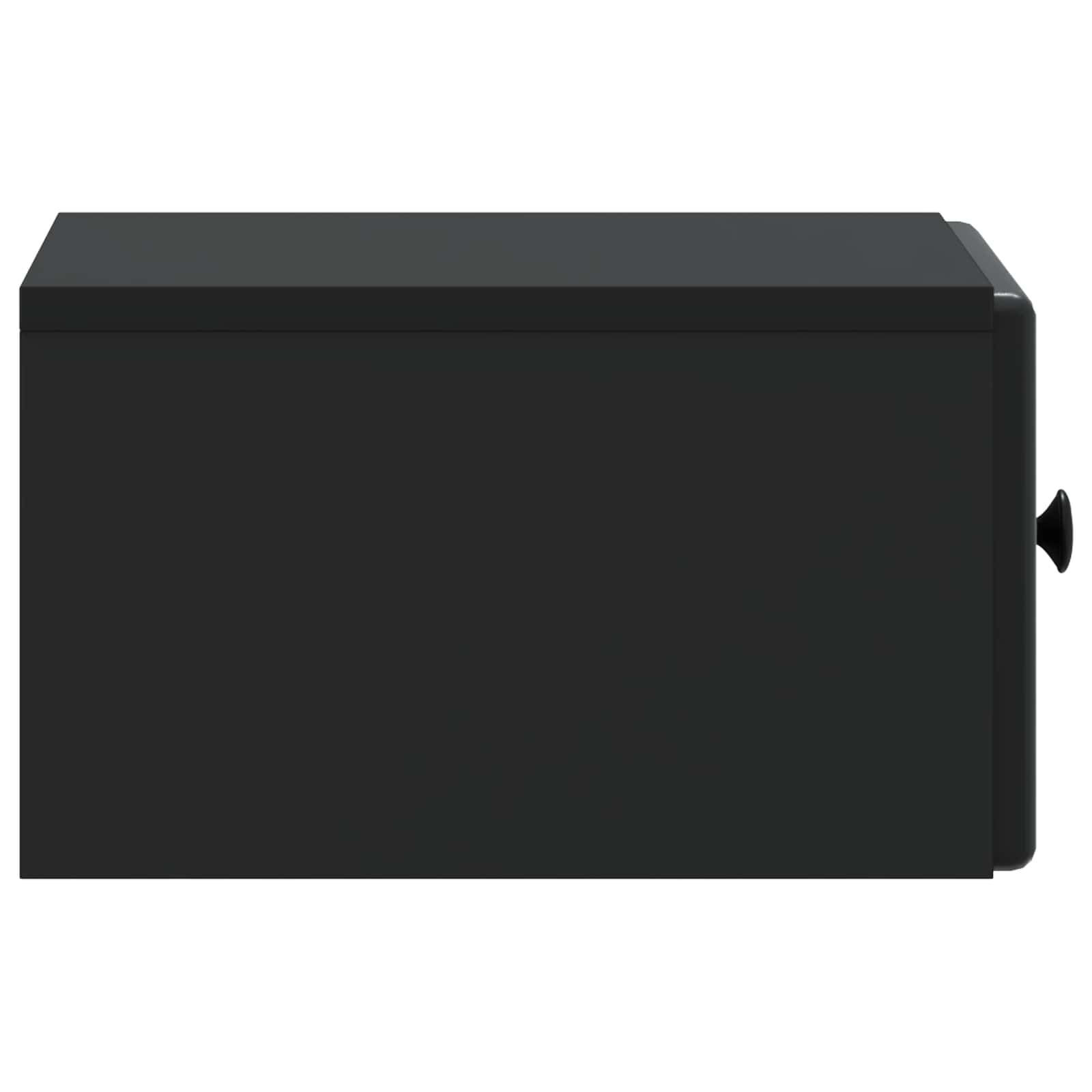 Cabinet de chevet mural 2 pcs Noir 34,5 x 33 x 20 cm - XIOS
