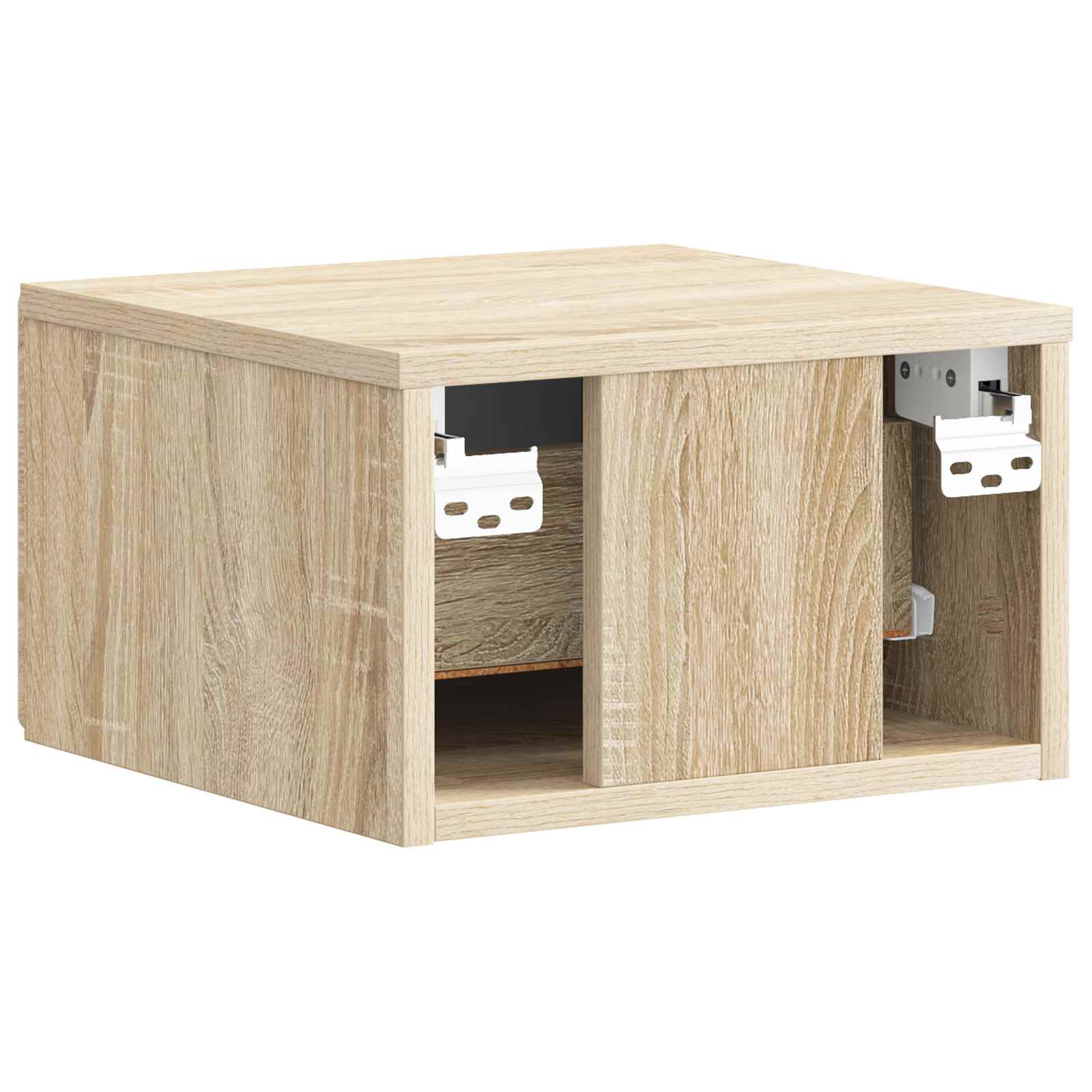Cabinet de chevet mural 2 pcs Chêne Sonoma 34,5 x 33 x 20 cm
