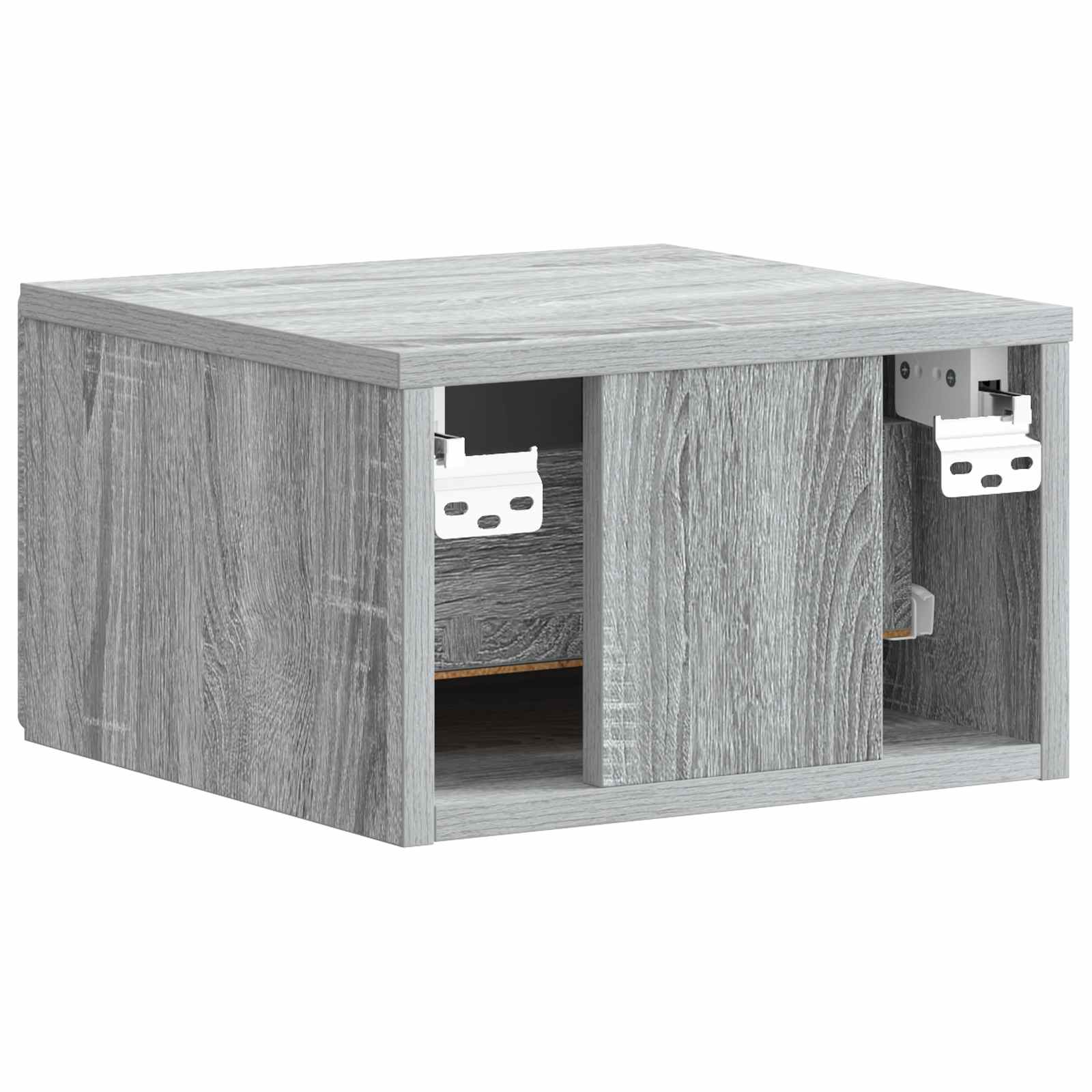 Cabinet de chevet mural 2 pcs Sonoma gris 34,5 x 33 x 20 cm - XIOS