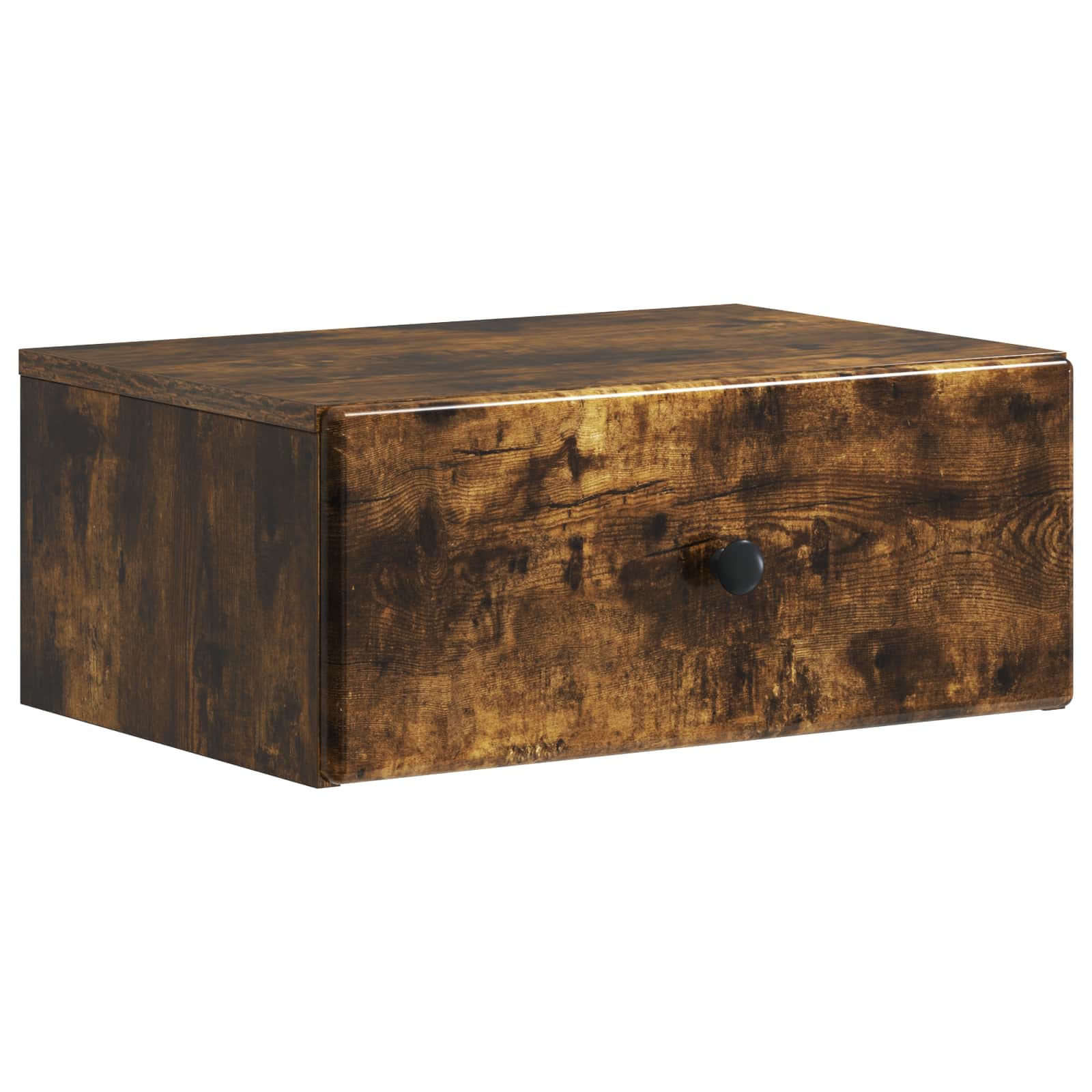 Cabinet de chevet mural 2 pcs Chêne fumé 49 x 34,5 x 20 cm - XIOS