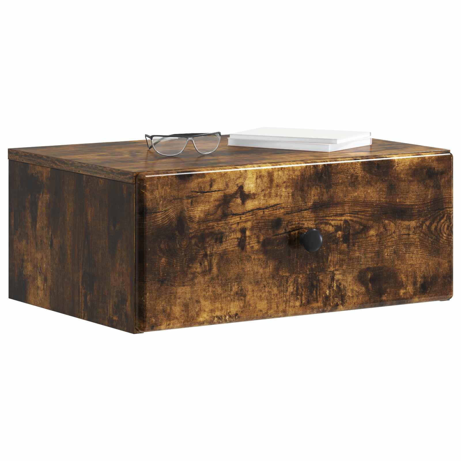 Cabinet de chevet mural 2 pcs Chêne fumé 49 x 34,5 x 20 cm - XIOS