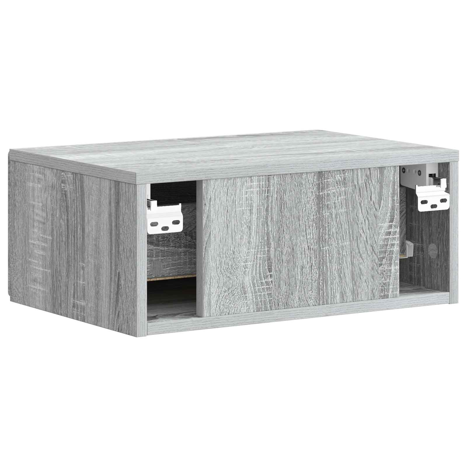 Cabinet de chevet mural 2 pcs Sonoma gris 49 x 34,5 x 20 cm - XIOS