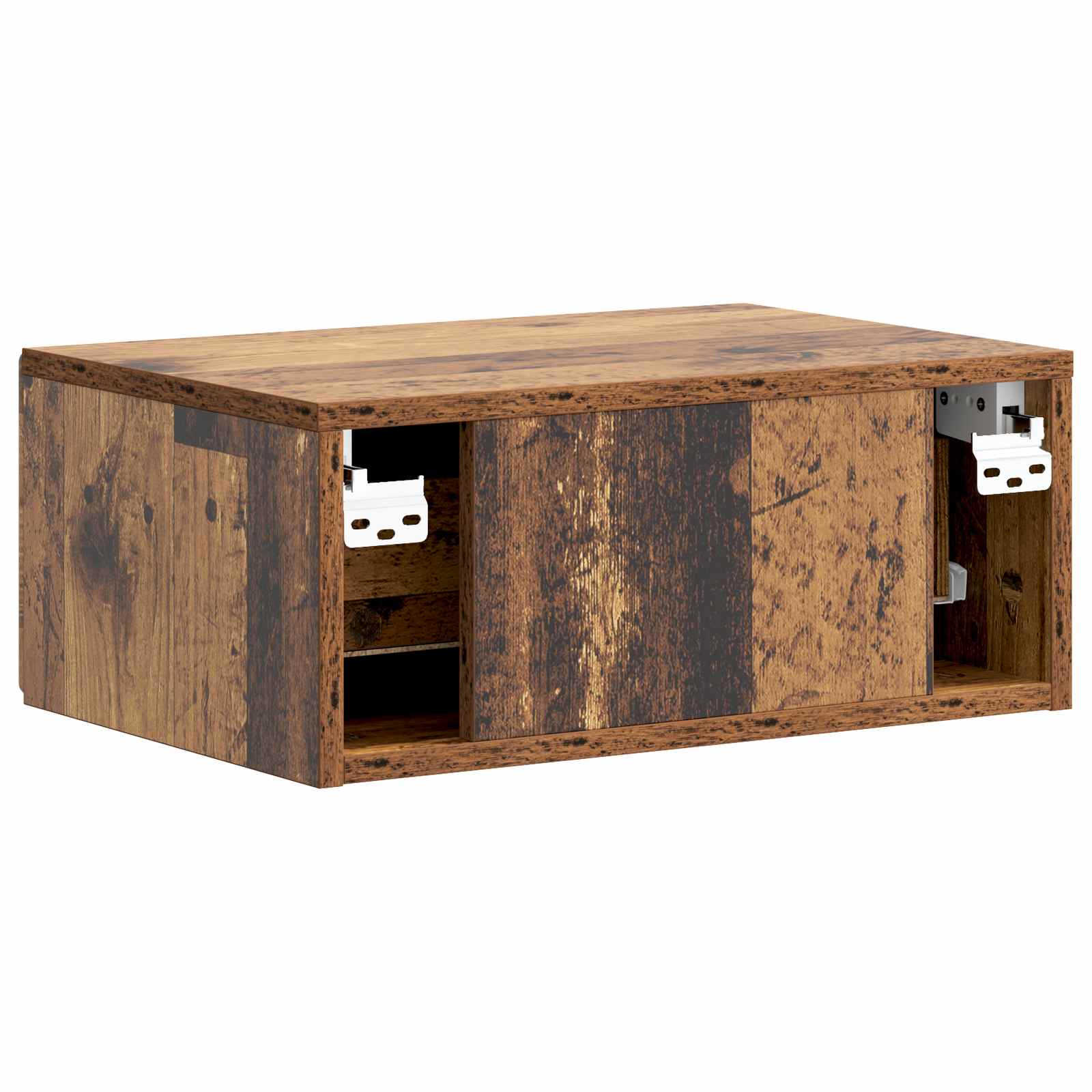 Cabinet de chevet mural 2 pcs Bois ancien 49 x 34,5 x 20 cm - XIOS