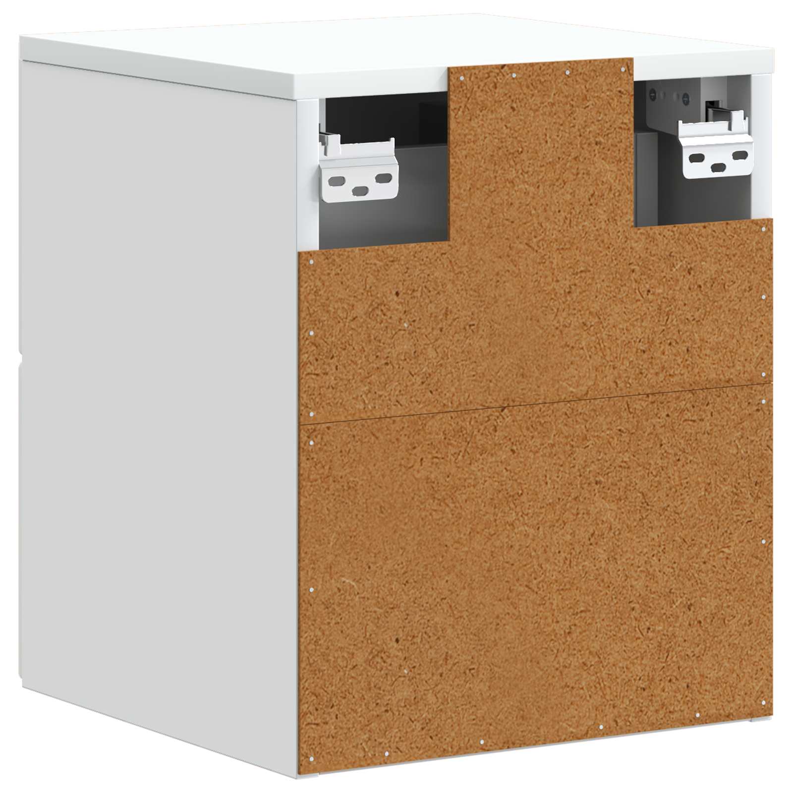 Cabinet de chevet mural 2 pcs Blanc 34,5 x 33 x 40 cm - XIOS