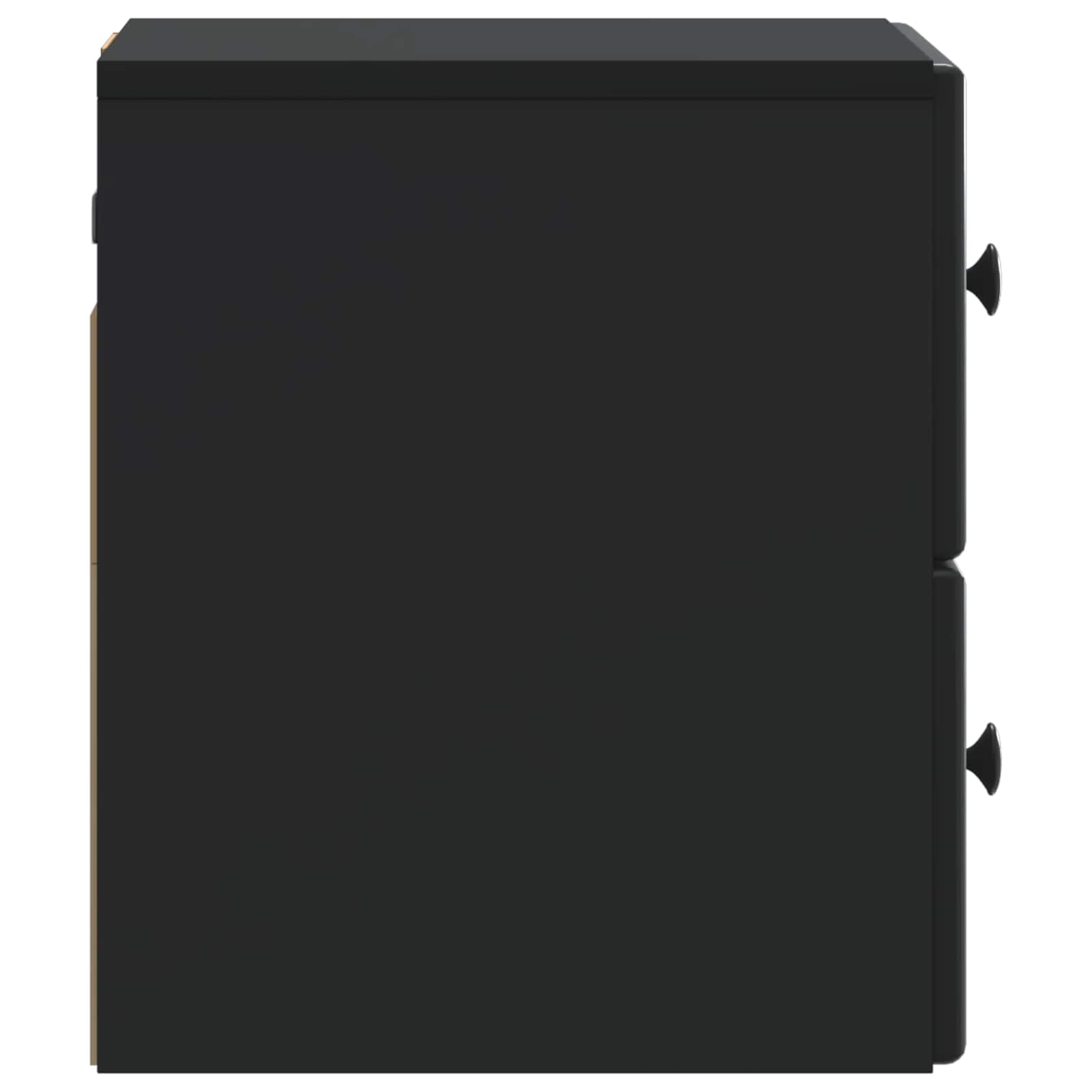 Cabinet de chevet mural 2 pcs Noir 34,5 x 33 x 40 cm - XIOS