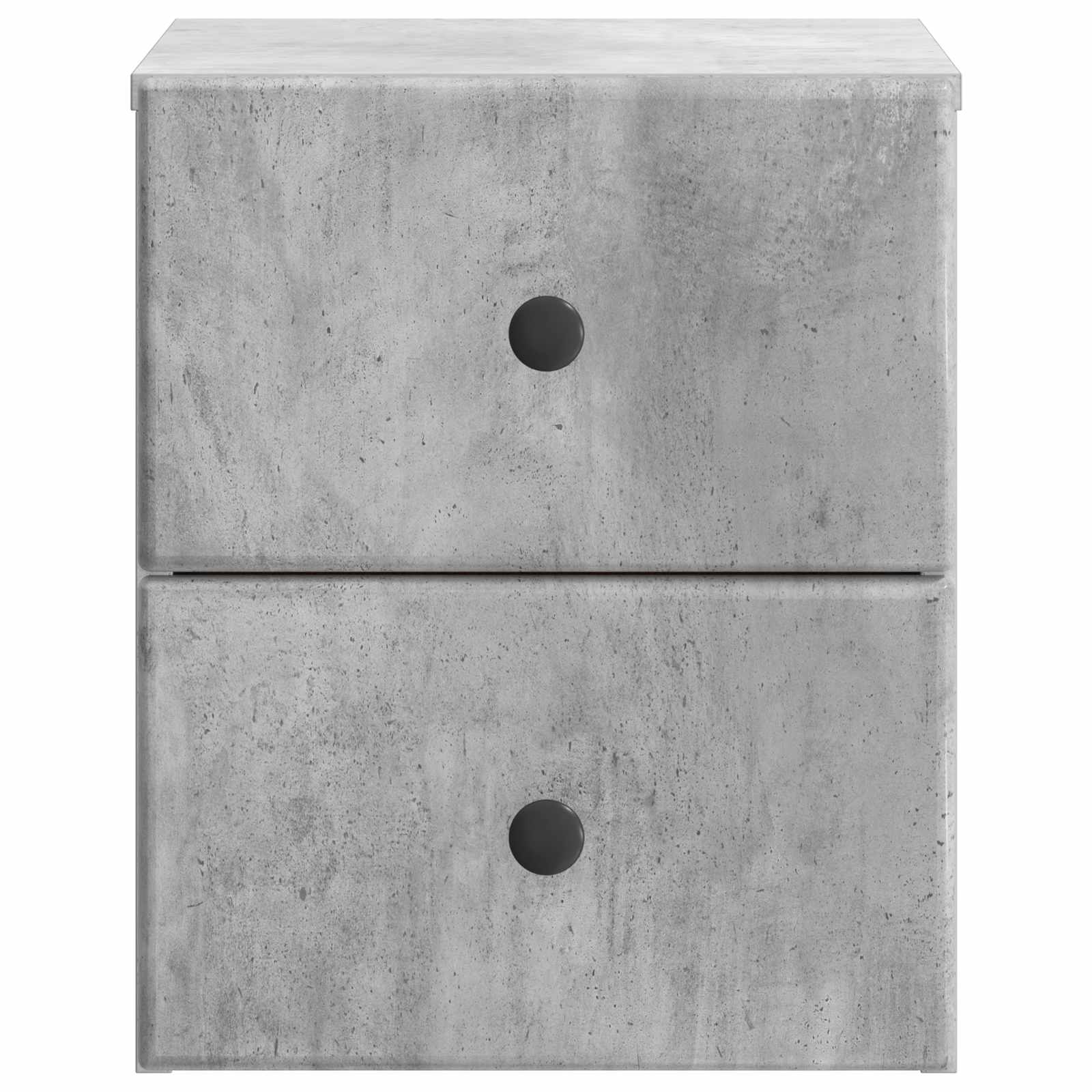 Cabinet de chevet mural 2 pcs Gris béton 34,5 x 33 x 40 cm - XIOS