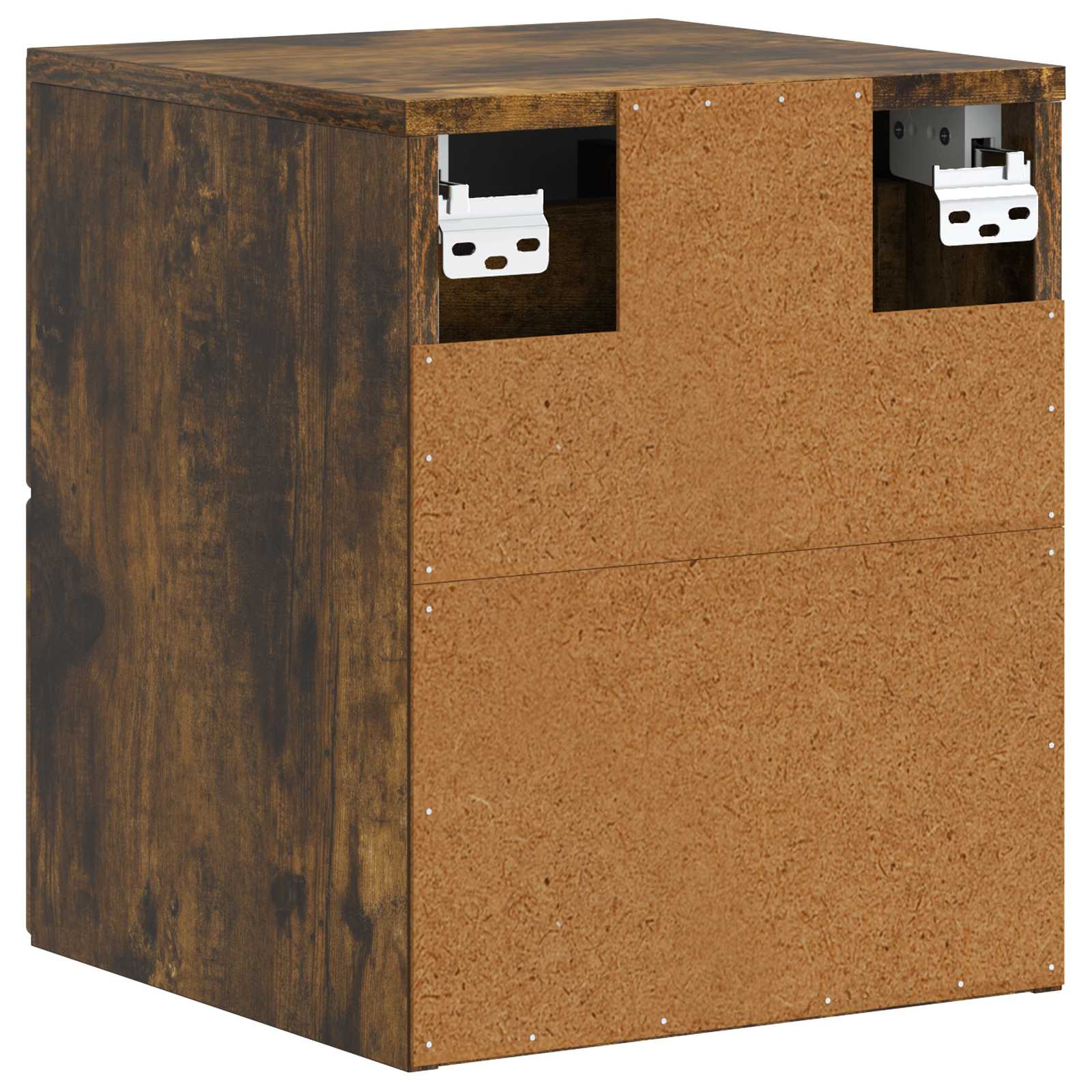 Cabinet de chevet mural 2 pcs Chêne fumé 34,5 x 33 x 40 cm - XIOS