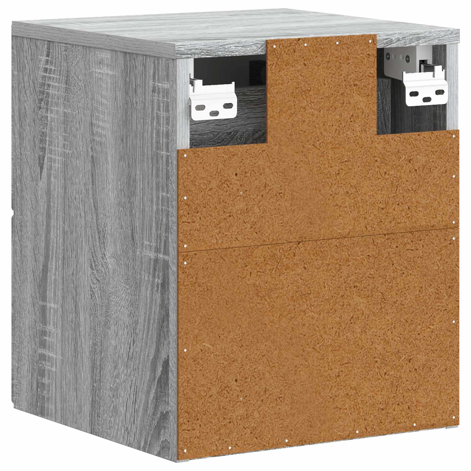Cabinet de chevet mural 2 pcs Sonoma gris 34,5 x 33 x 40 cm - XIOS