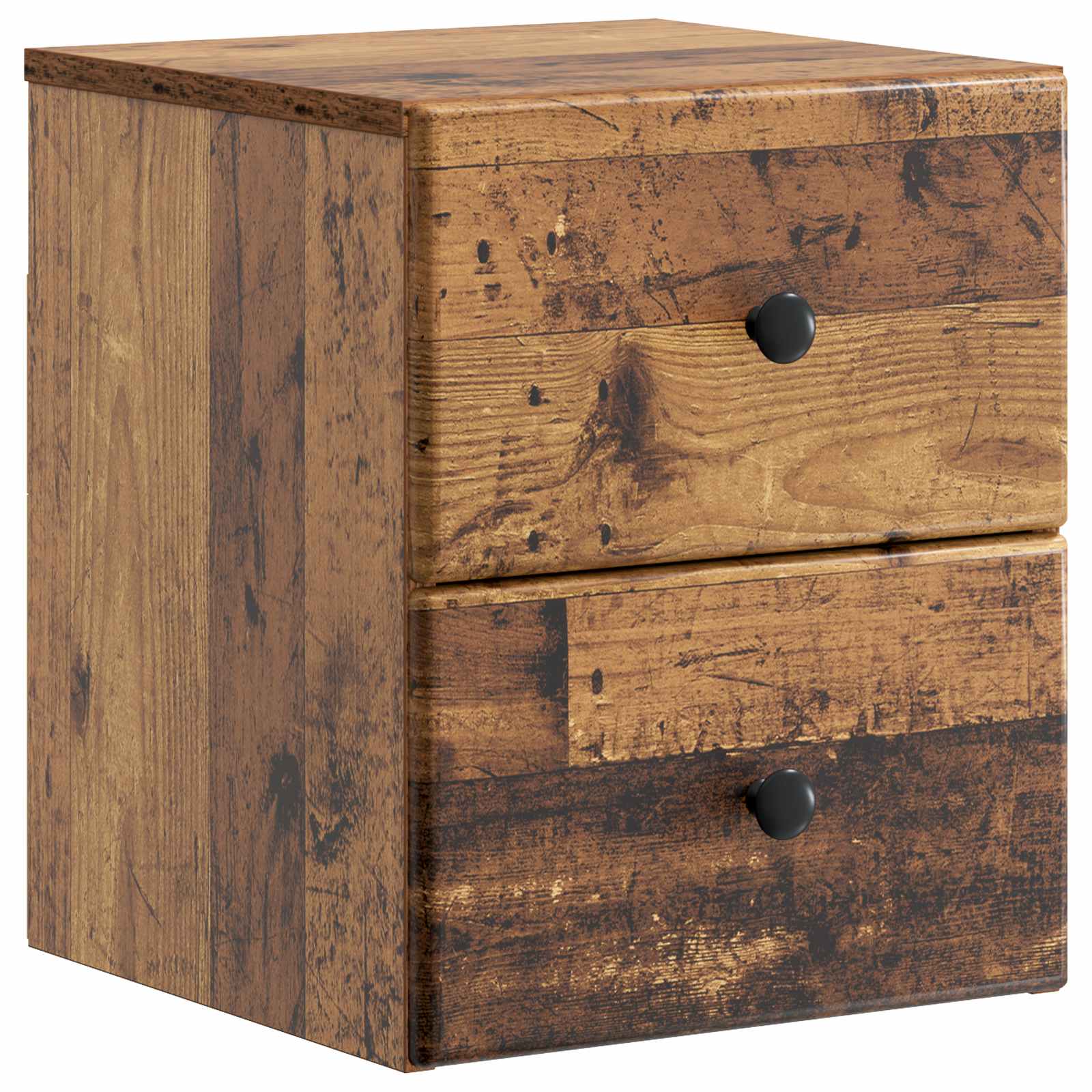 Cabinet de chevet mural 2 pcs Bois ancien 34,5 x 33 x 40 cm - XIOS