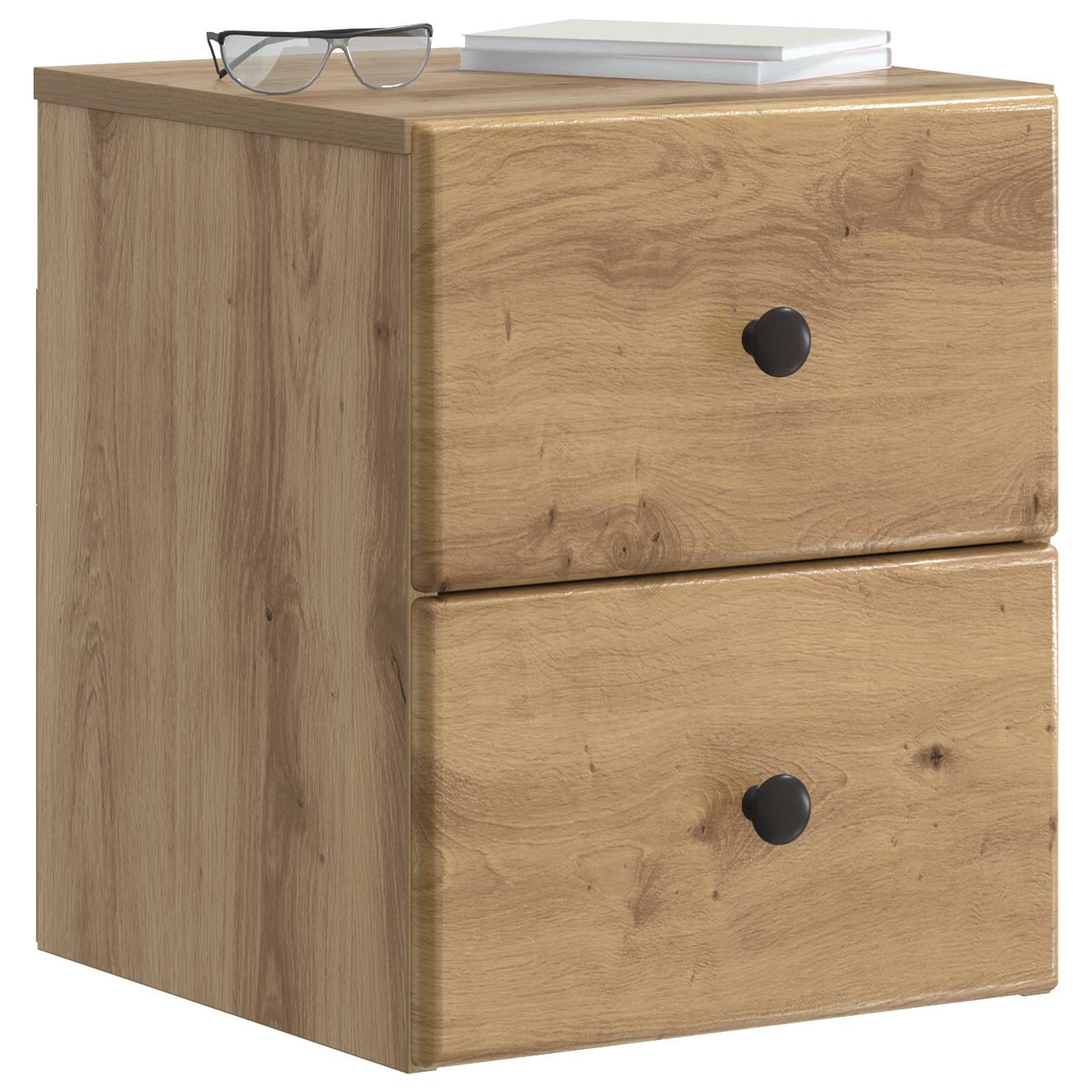 Cabinet de chevet mural 2 pcs Chêne artisanal 34,5 x 33 x 40 cm - XIOS