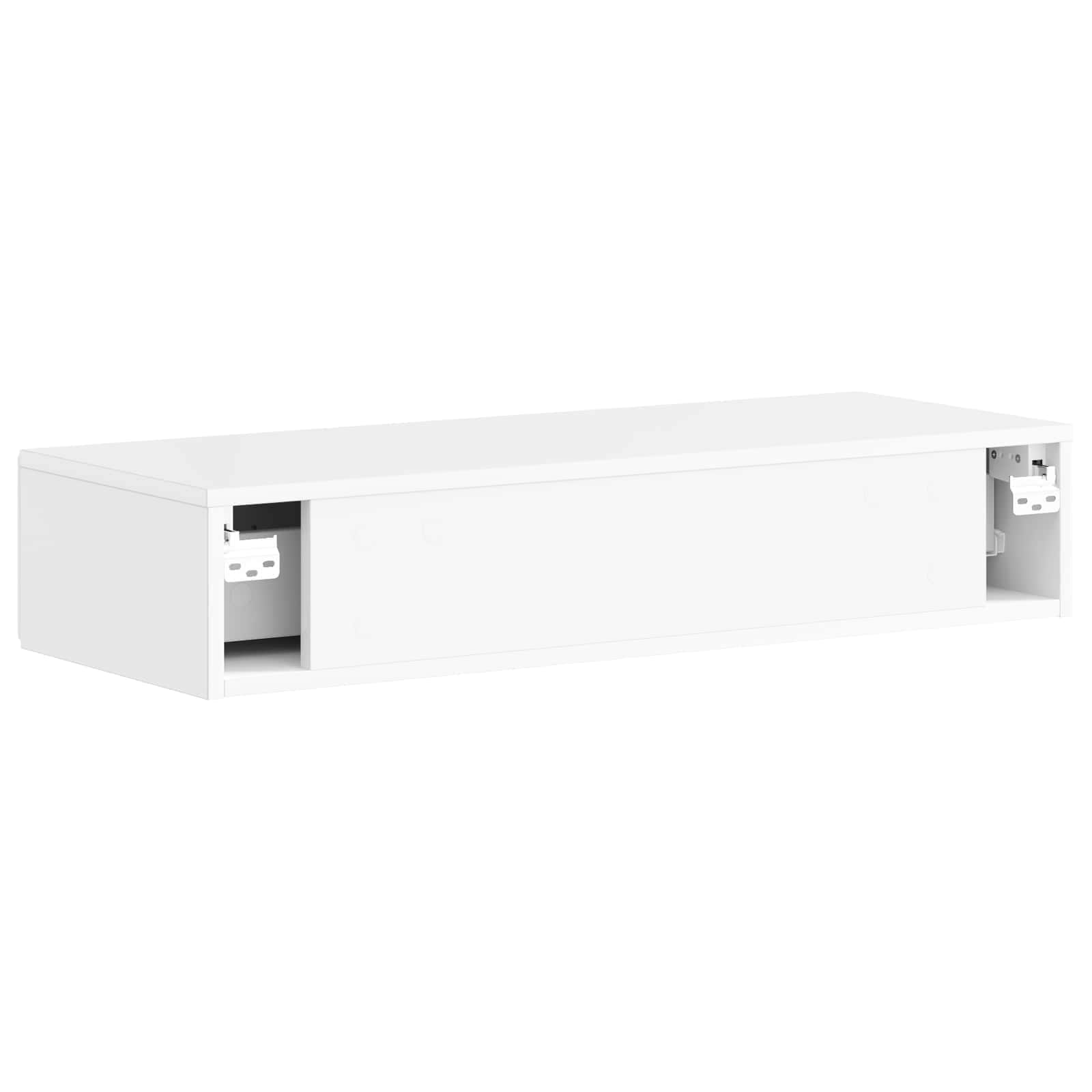 Table d'appoint murale Blanc brillant 87,5 x 34,5 x 17 cm - XIOS