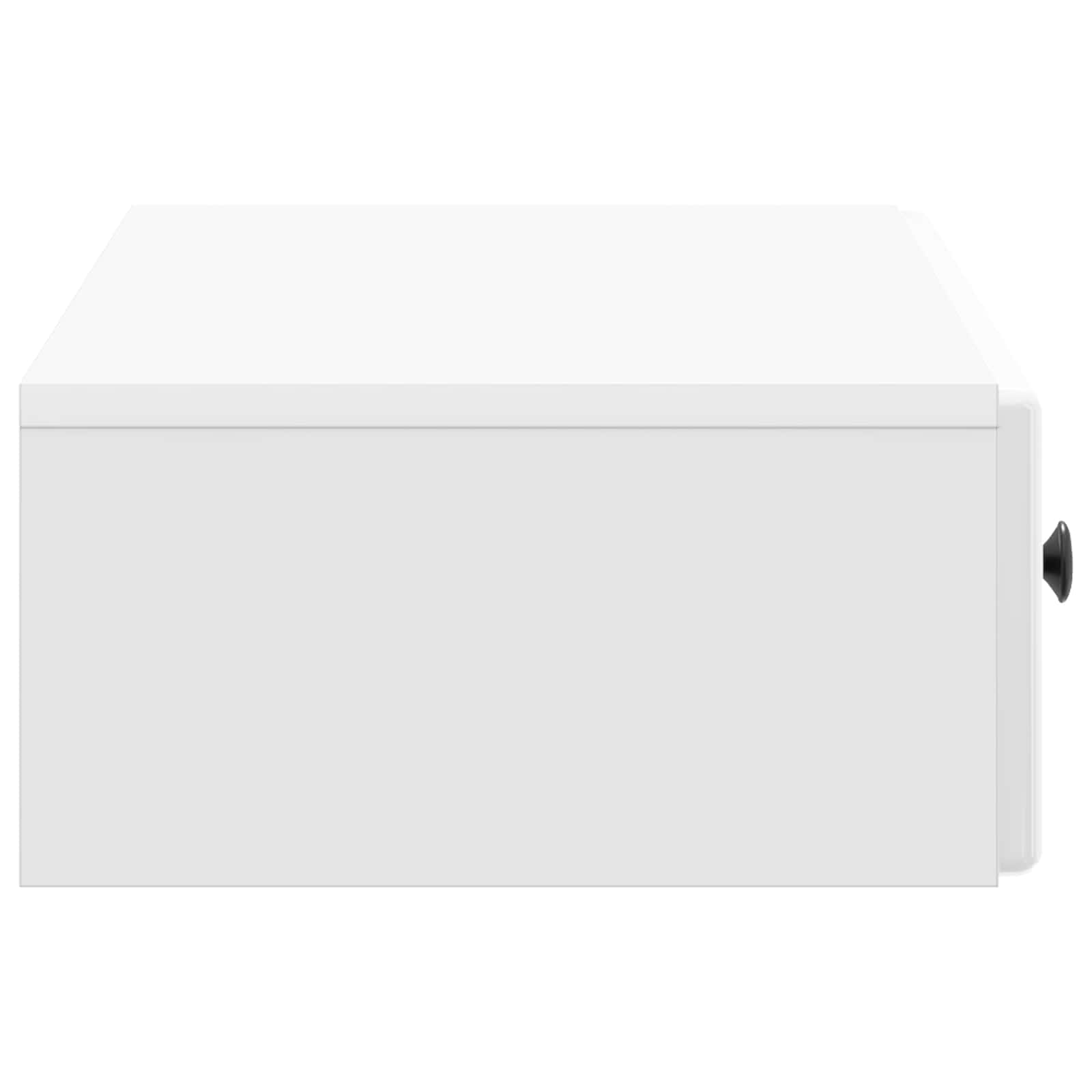 Table d'appoint murale Blanc brillant 87,5 x 34,5 x 17 cm - XIOS