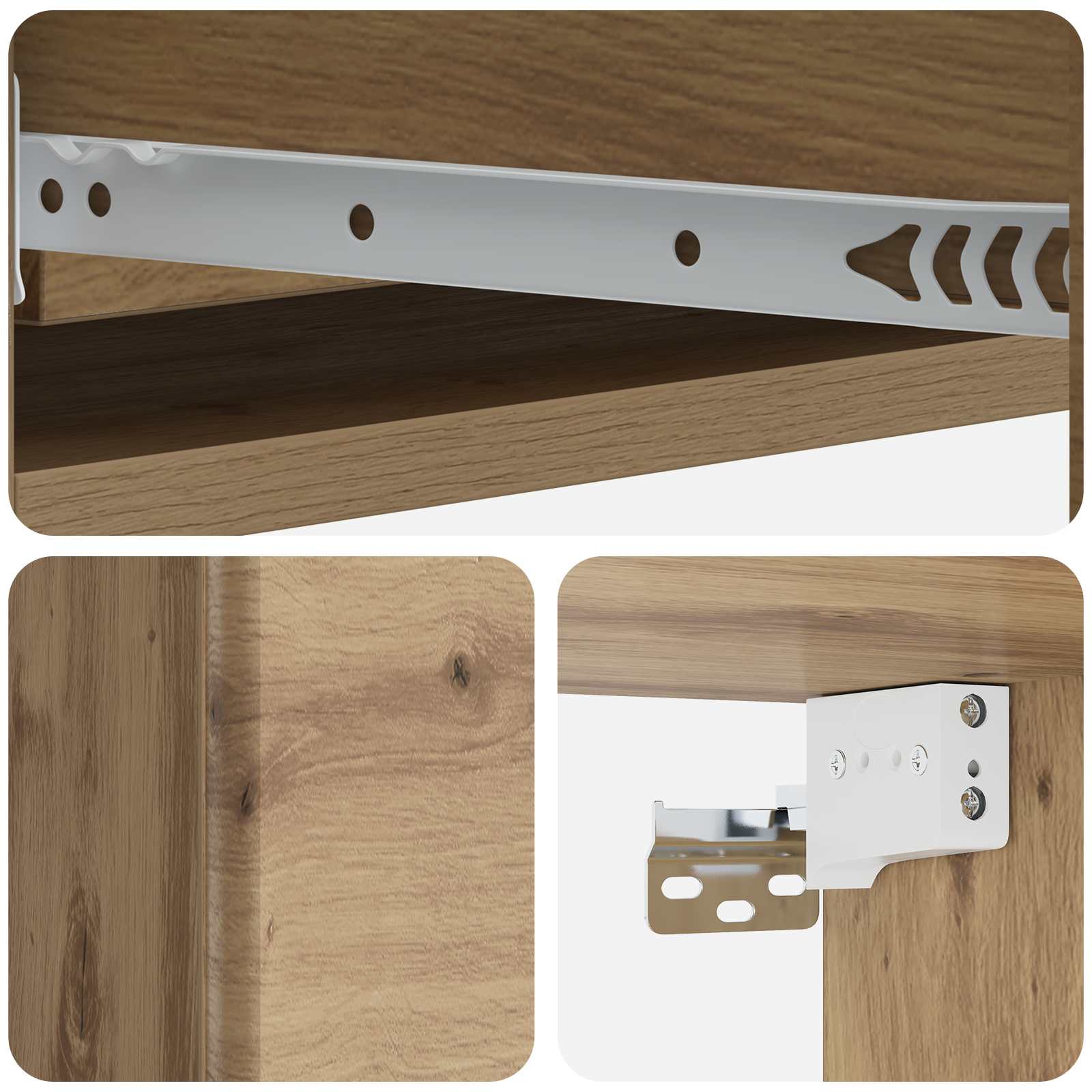 Table d'appoint murale 87,5 x 34,5 x 17 cm Bois d'ingénierie