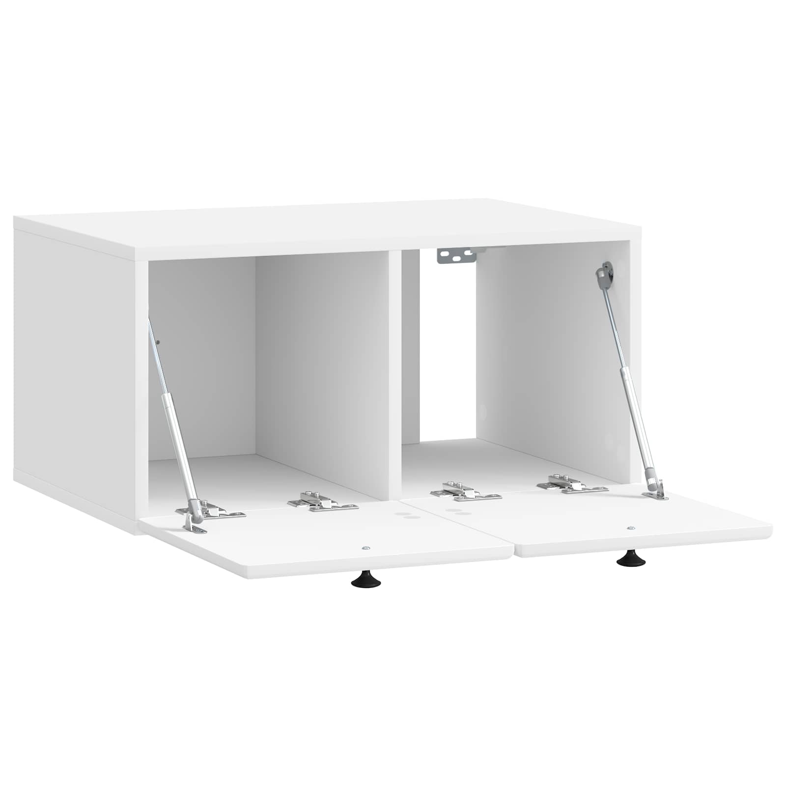 Meuble TV mural Montage mural Blanc brillant 59,5 x 41 x 30 cm - XIOS