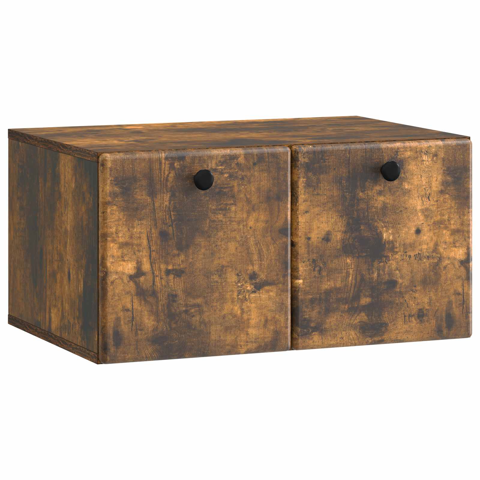 Meuble TV mural Chêne fumé 59,5 x 41 x 30 cm Bois d'ingénierie - XIOS